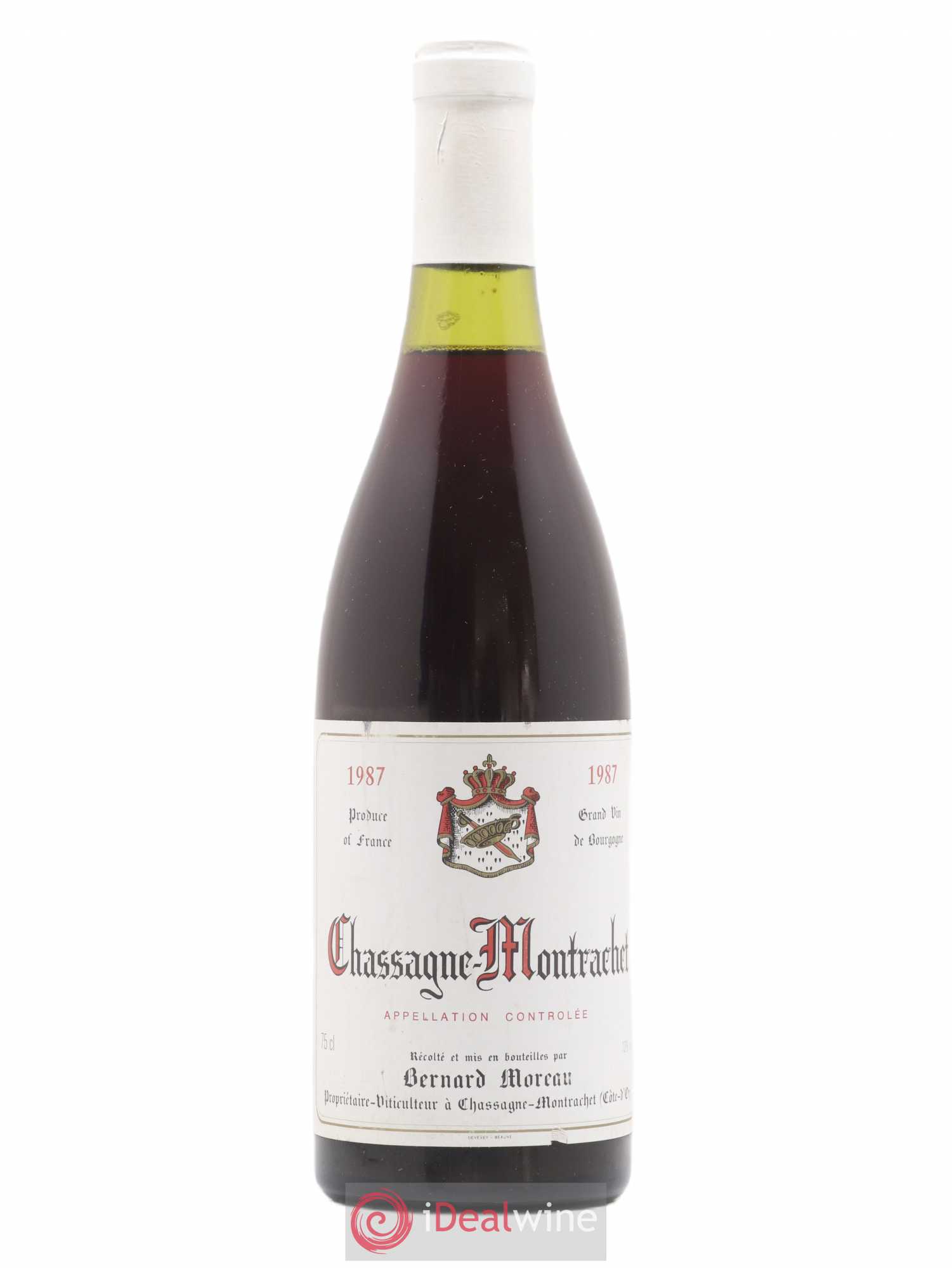 Chassagne-Montrachet Bernard Moreau (sans prix de réserve) 1987 - Posten von 1 Flasche - 0