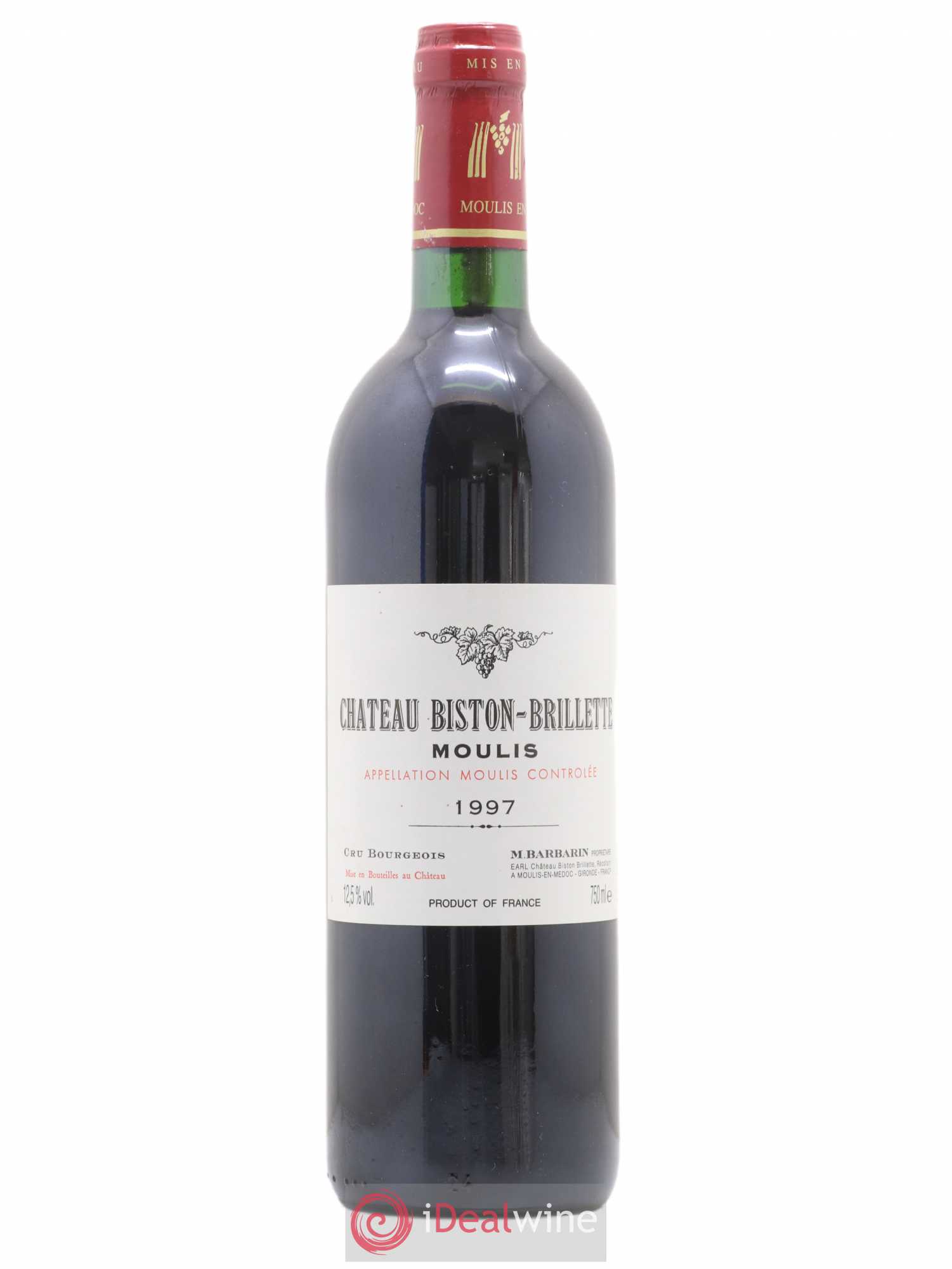 Château Biston Brillette (sans prix de réserve) 1997 - Lot de 1 bouteille - 0