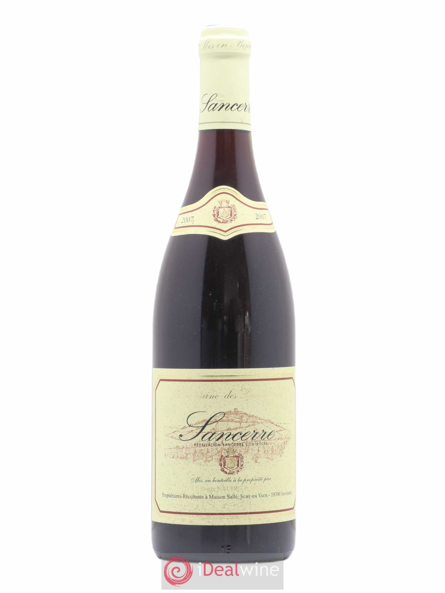 Sancerre Domaine Des Buissonnes Naudet Et Fils (sans prix de réserve) 2007 - Posten von 1 Flasche - 0