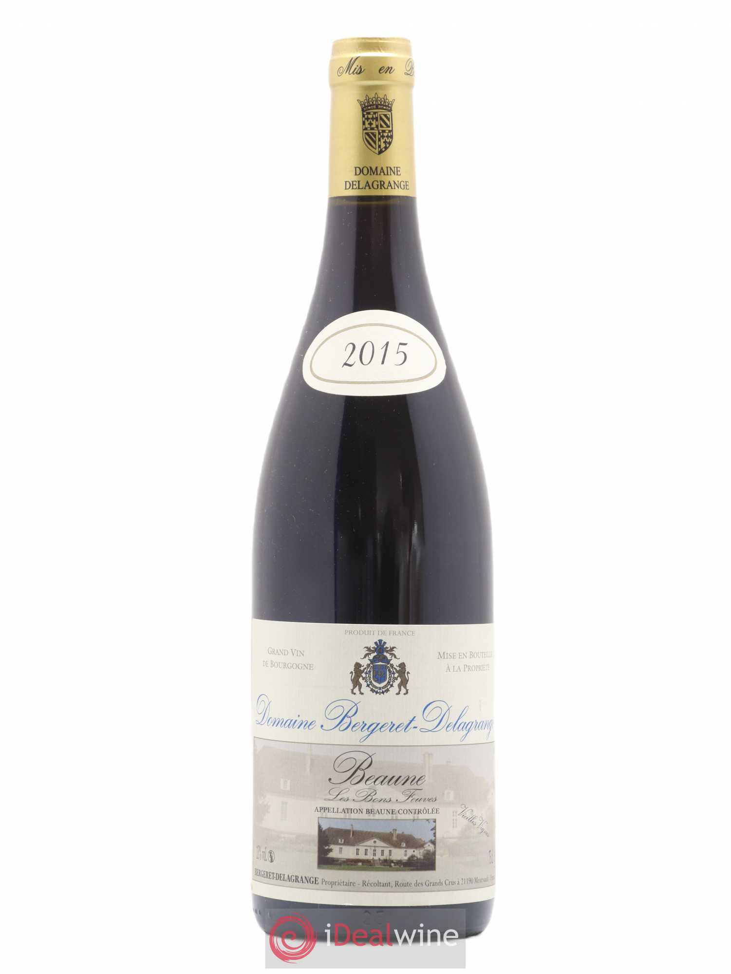 Beaune Les Bons Feuves Bergeret Delagrange (sans prix de réserve) 2015 - Posten von 1 Flasche - 0