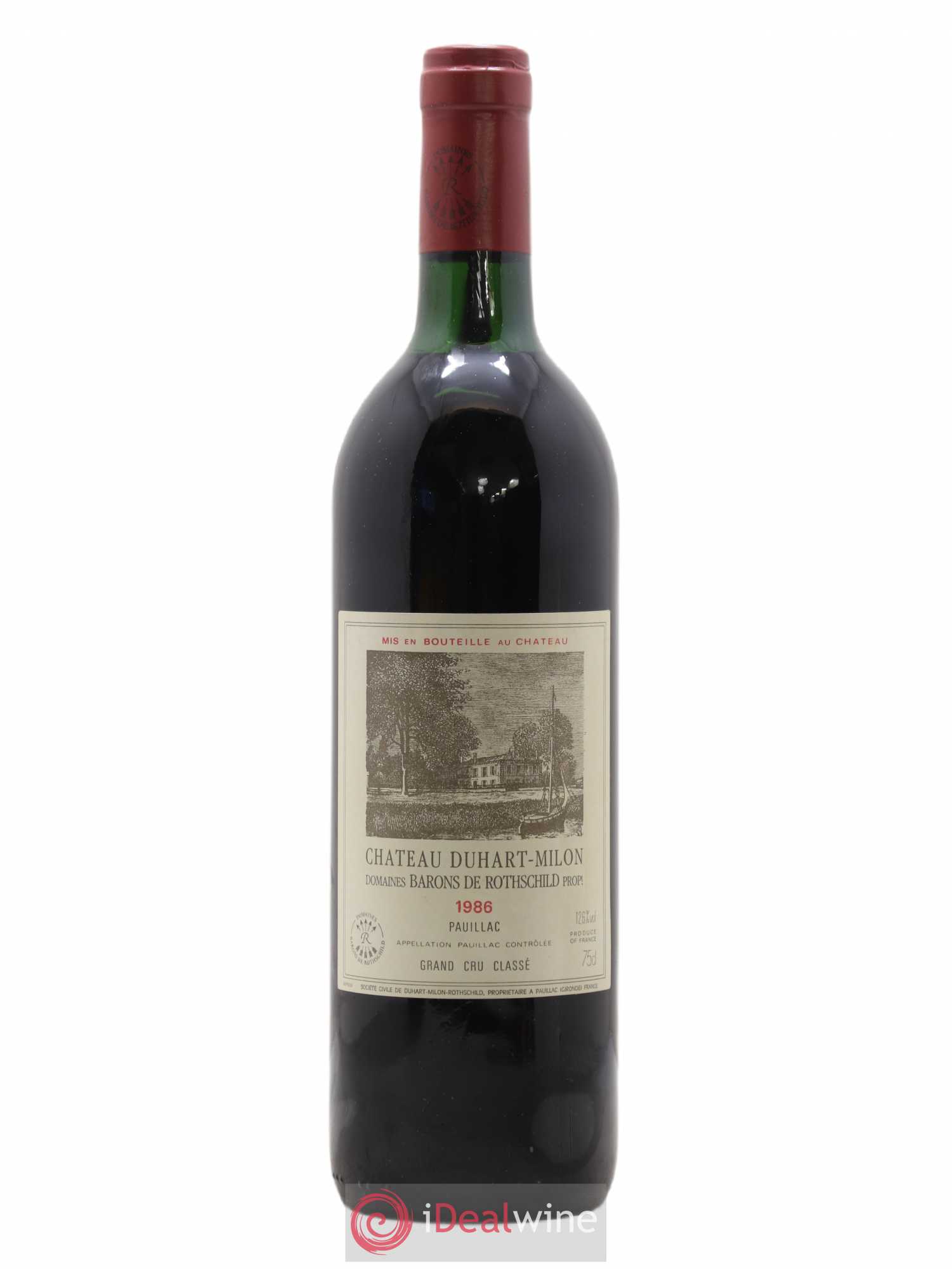 Château Duhart-Milon 4ème Grand Cru Classé 1986 - Lot de 1 bouteille - 0
