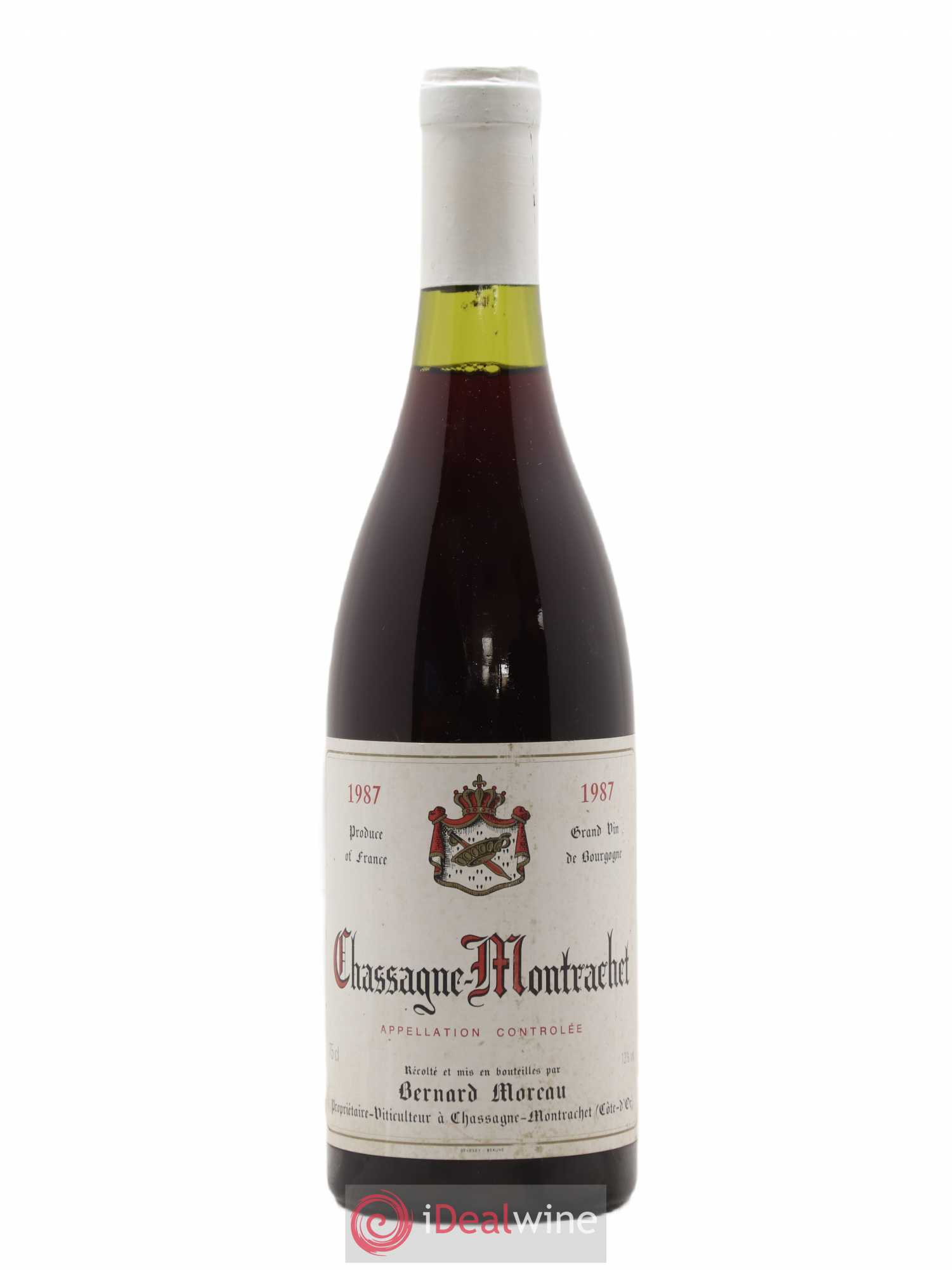 Chassagne-Montrachet Bernard Moreau (sans prix de réserve) 1987 - Posten von 1 Flasche - 0