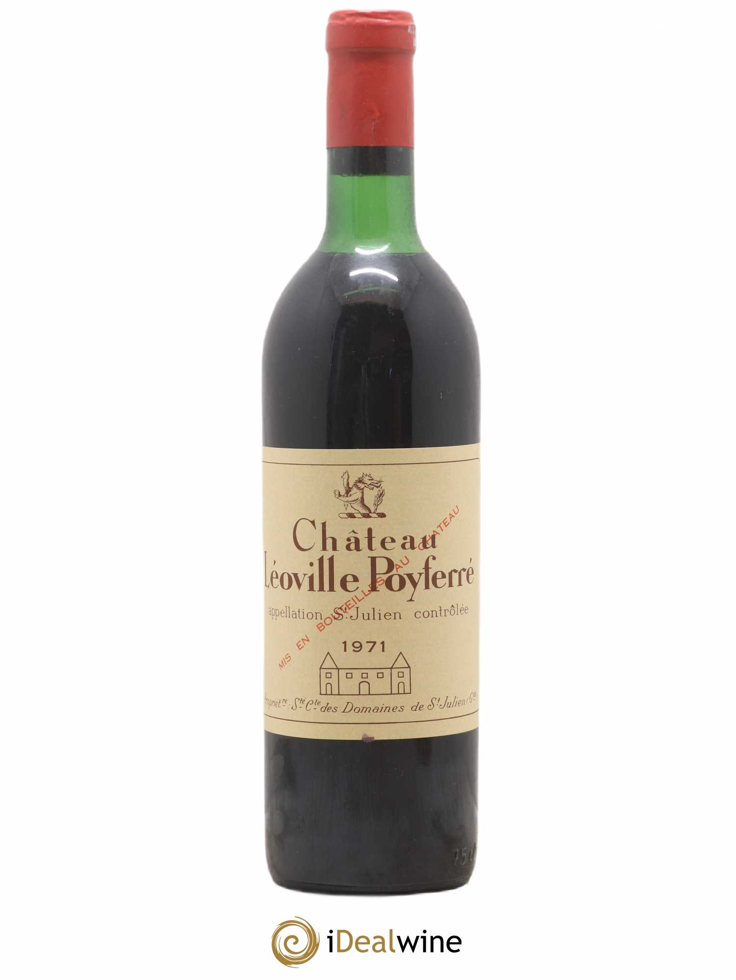 Château Léoville Poyferré 2ème Grand Cru Classé 1971 - Lot de 1 bouteille - 0