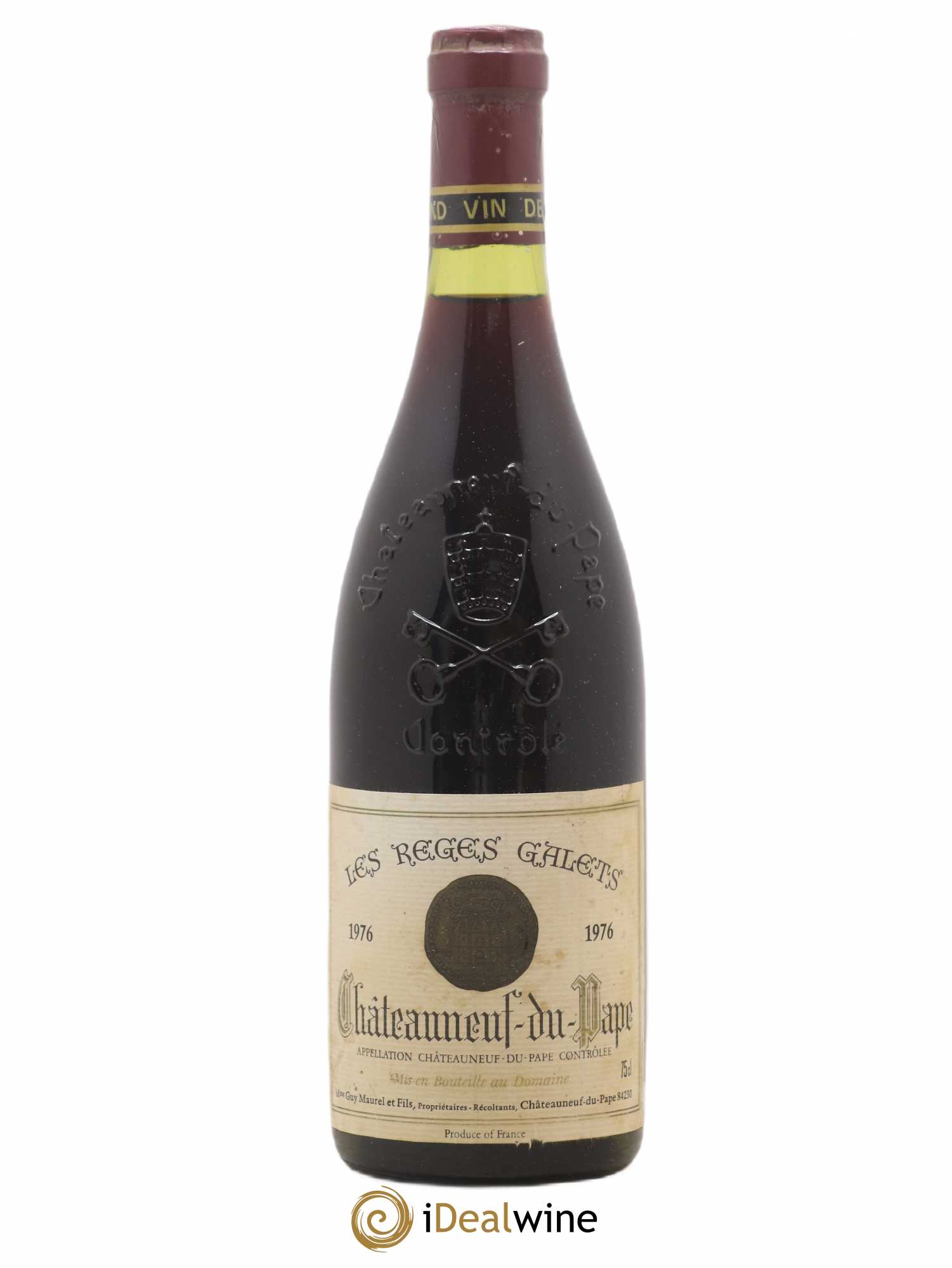 Châteauneuf-du-Pape (senza prezzo di riserva) 1976 - Lotto di 1 bottiglia - 0