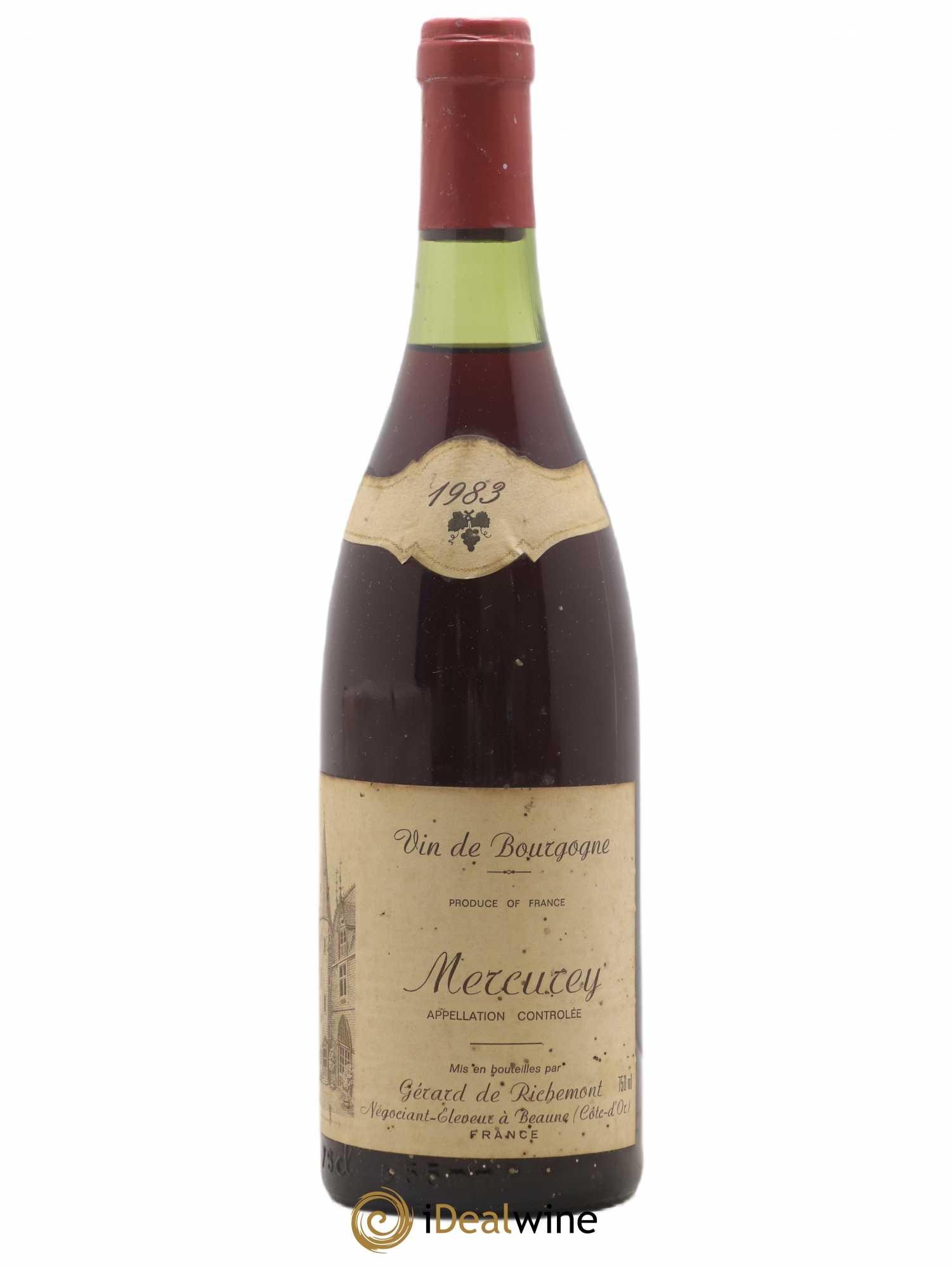 Mercurey Domaine Gérard de Richemont (sans prix de réserve) 1983 - Posten von 1 Flasche - 0