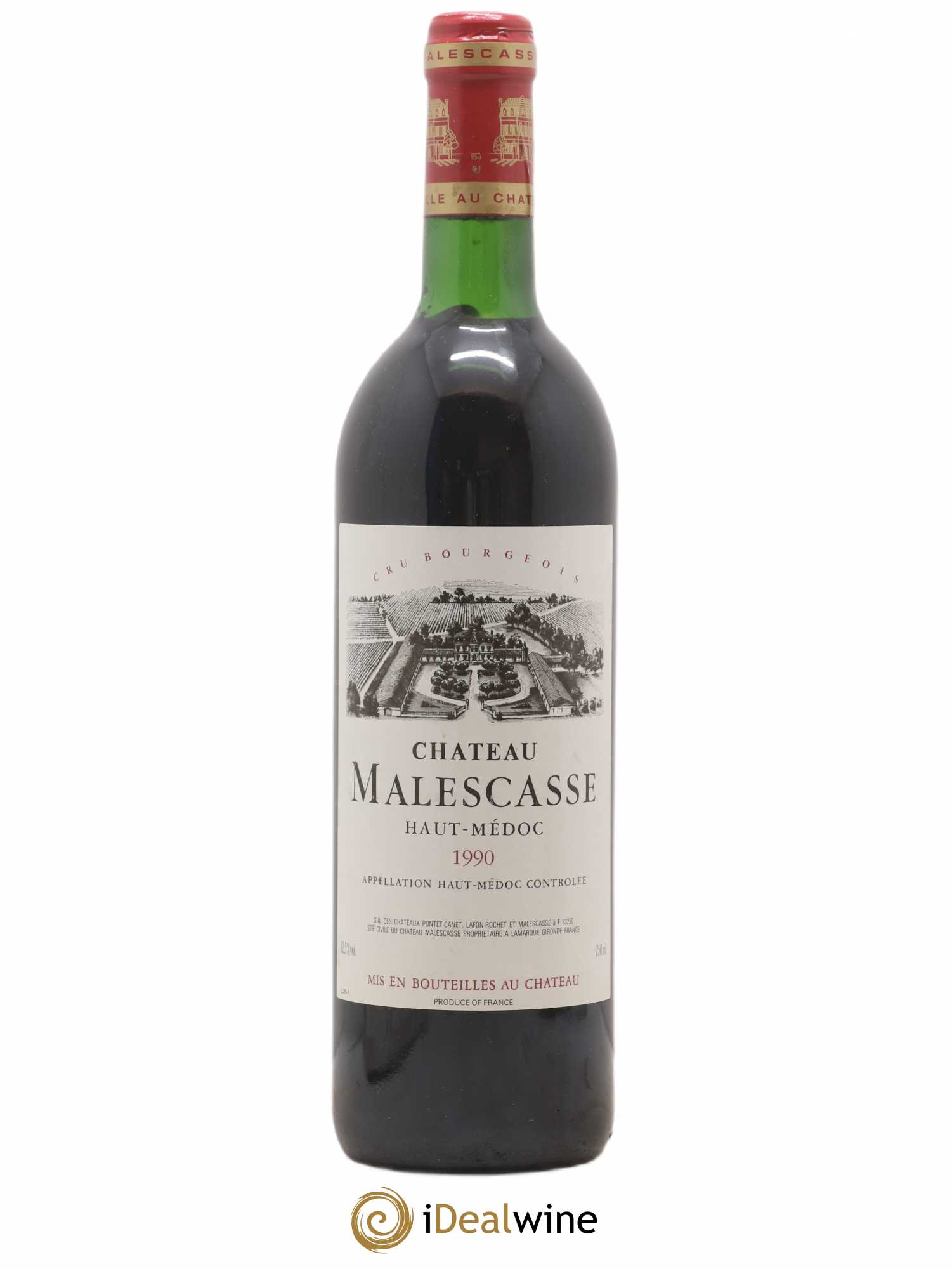 Château Malescasse Cru Bourgeois Exceptionnel (senza prezzo di riserva) 1990 - Lotto di 1 bottiglia - 0