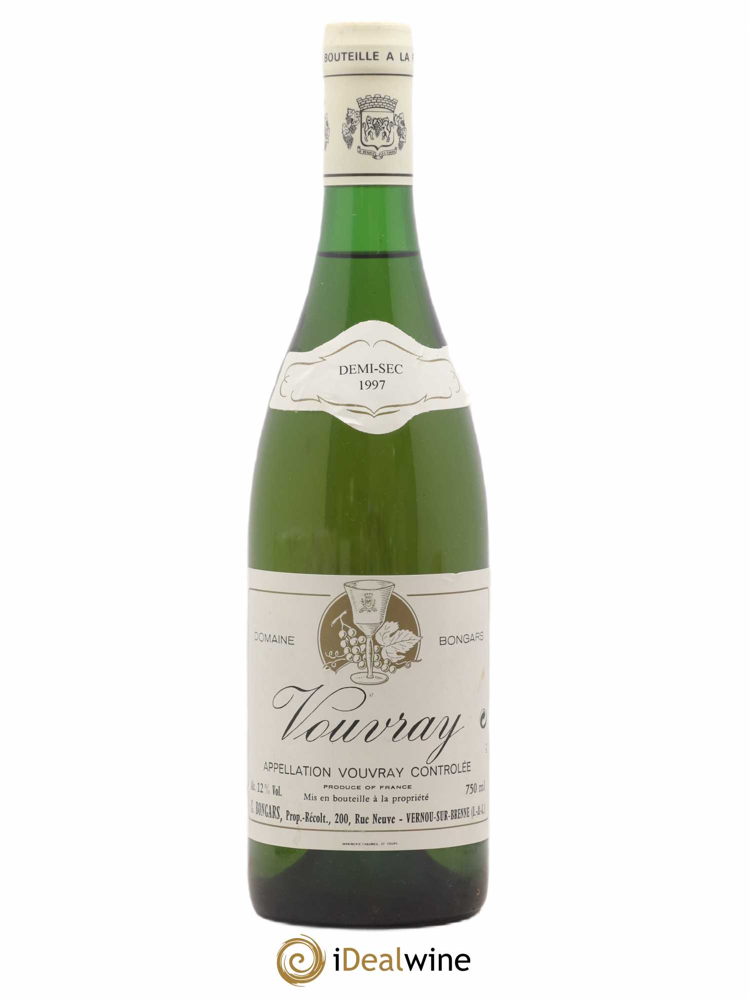 Vouvray Domaine Bongars (sans prix de réserve) 1997 - Posten von 1 Flasche - 0