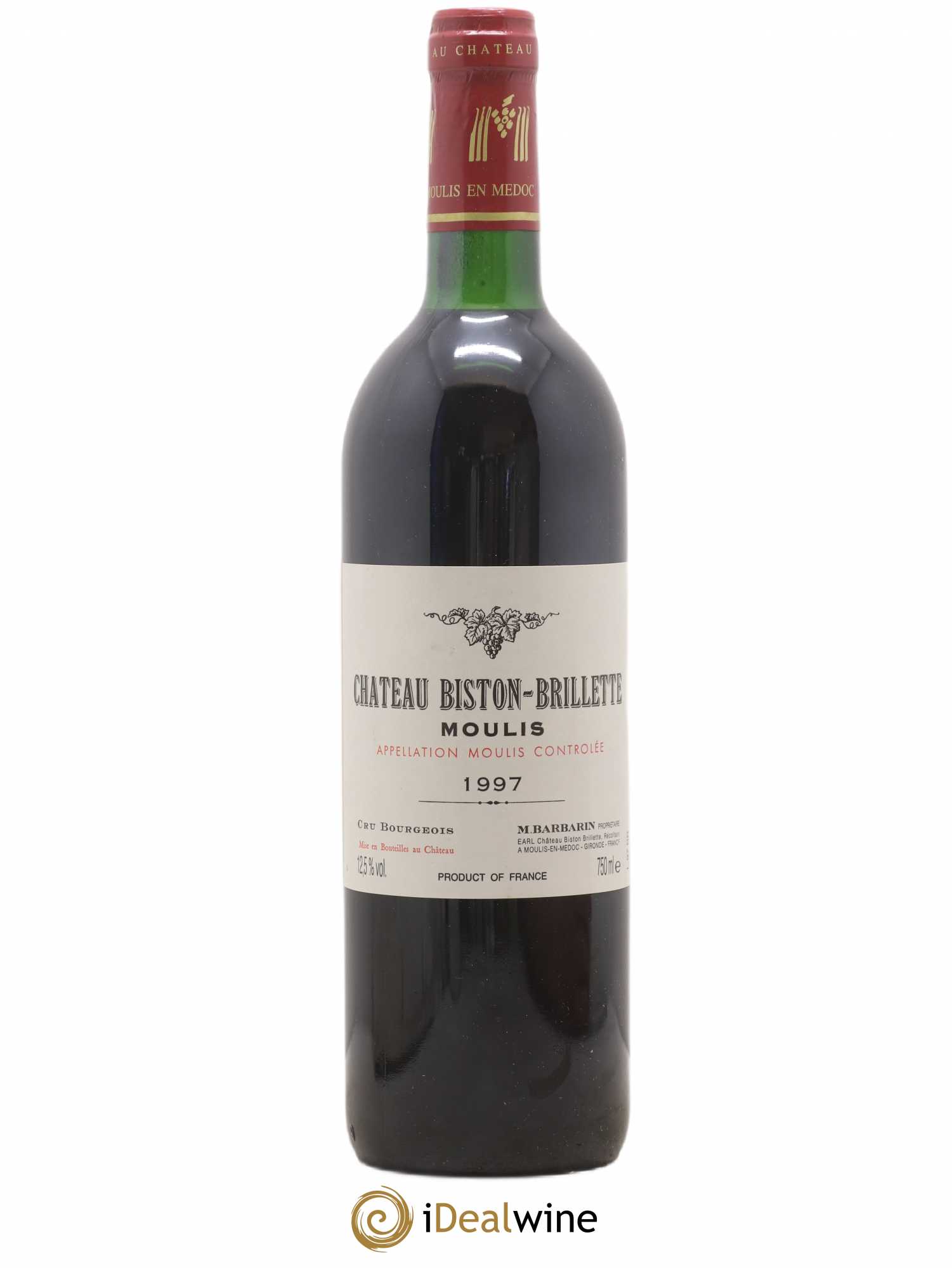 Château Biston Brillette (sans prix de réserve) 1997 - Lot de 1 bouteille - 0