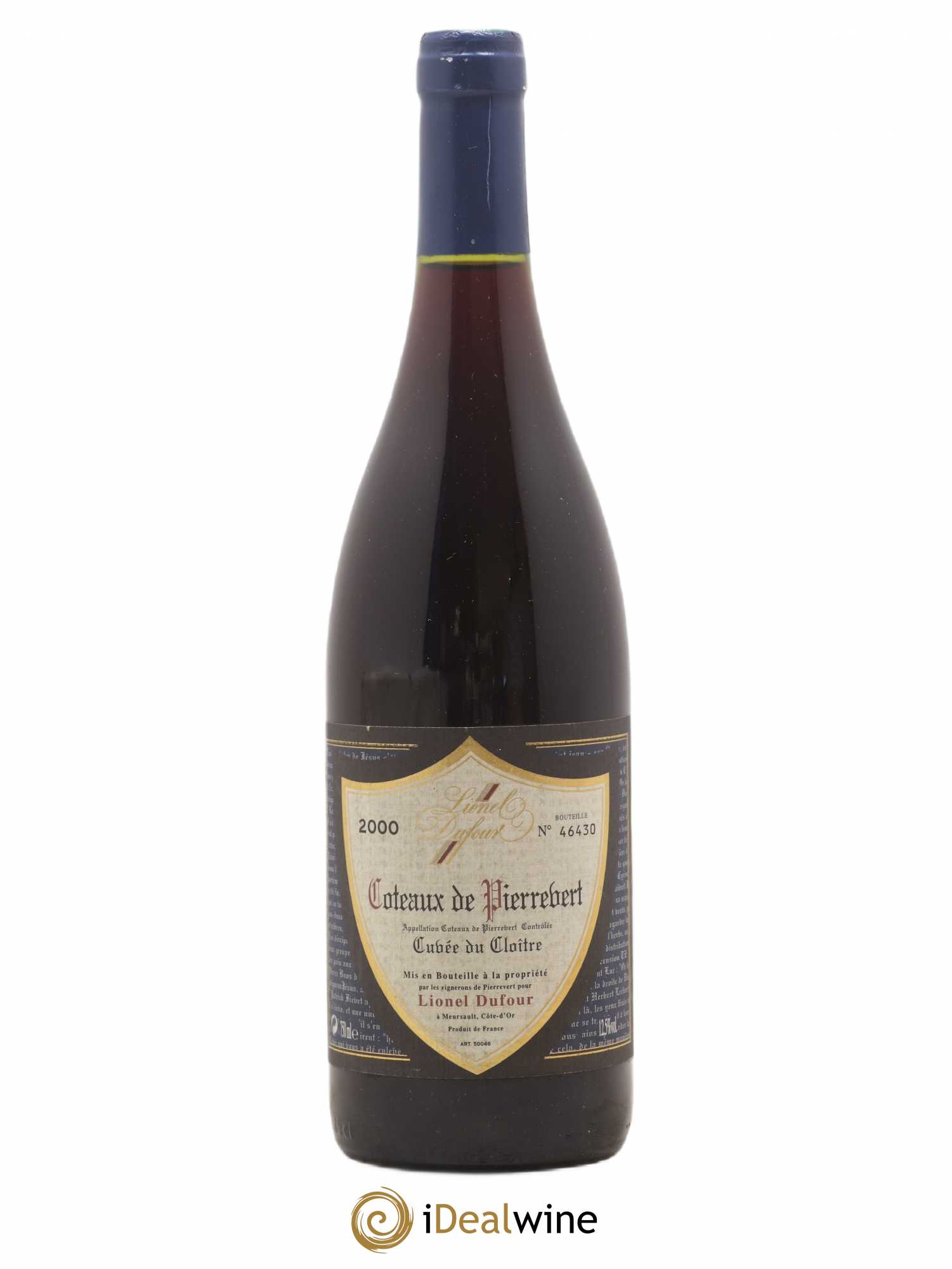 Divers Coteaux de Pierrevert Cuvée du Cloître Domaine Dufouleur (sans prix de réserve) 2000 - Posten von 1 Flasche - 0