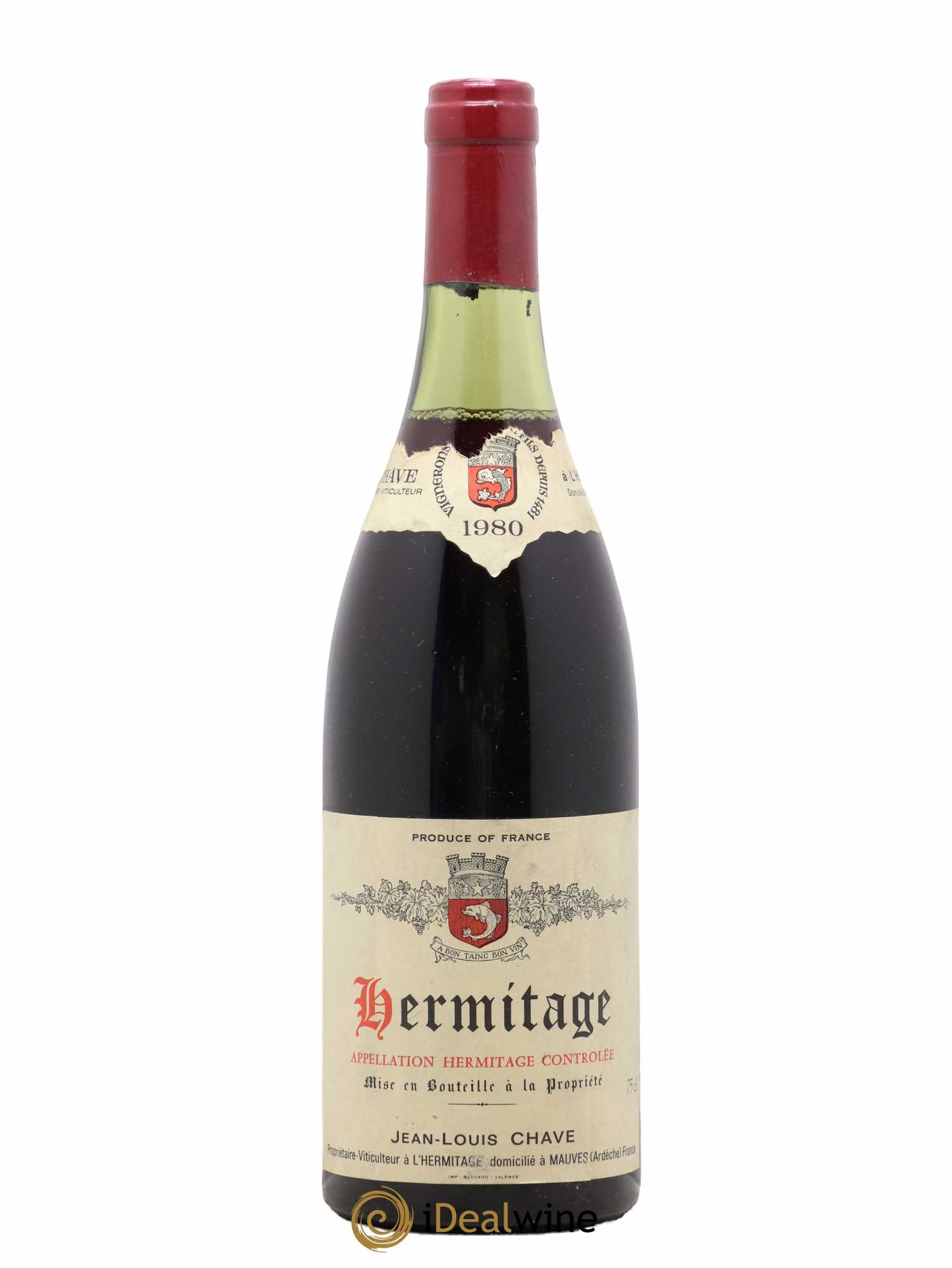Hermitage Jean-Louis Chave 1980 - Lot de 1 bouteille - 0