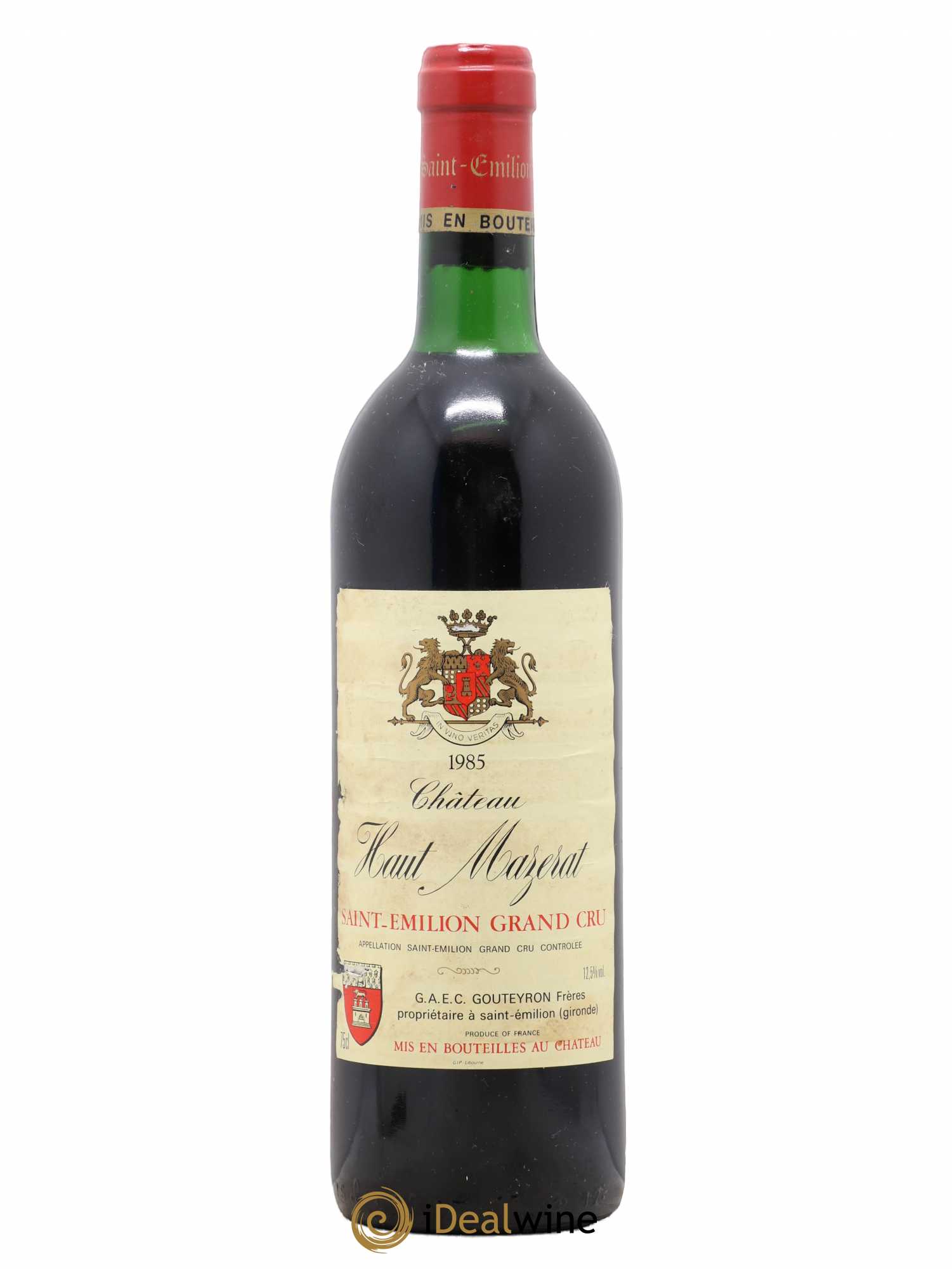 Saint-Émilion Grand Cru Château Haut Mazerat (sans prix de réserve) 1985 - Posten von 1 Flasche - 0