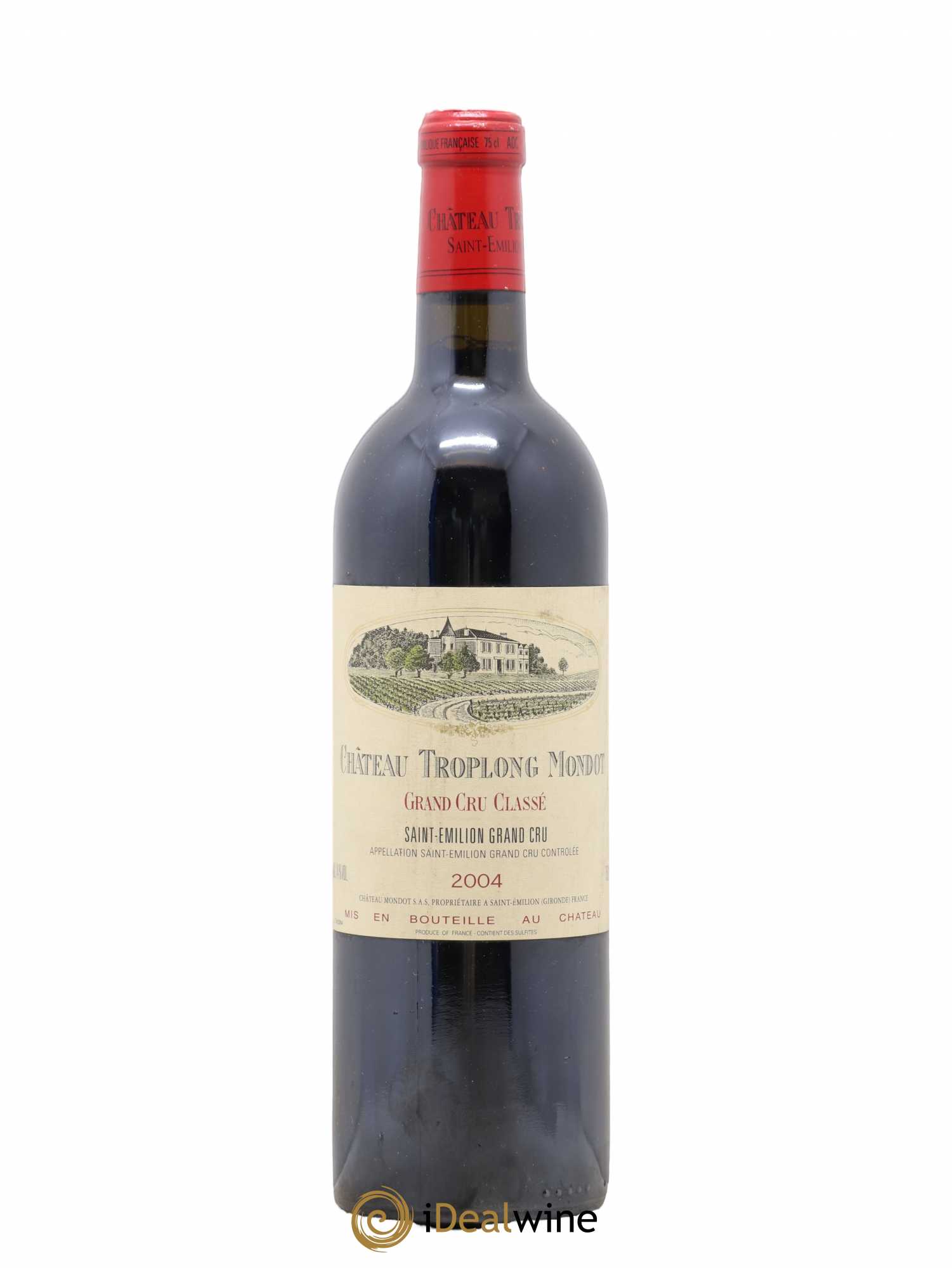 Château Troplong Mondot 1er Grand Cru Classé B (sans prix de réserve) 2004 - Lot de 1 bouteille - 0