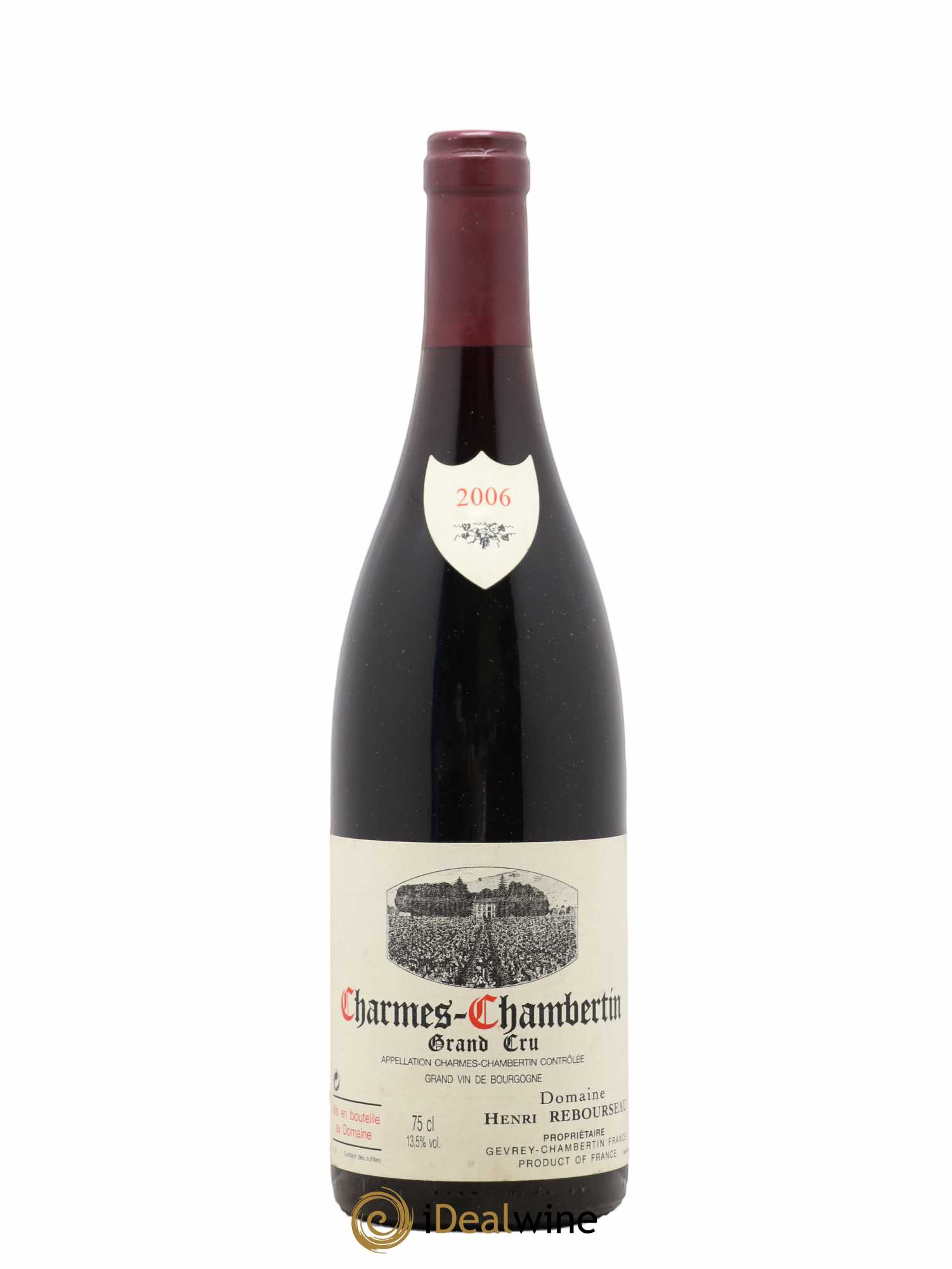 Charmes-Chambertin Grand Cru Henri Rebourseau 2006 - Lot de 1 bouteille - 0