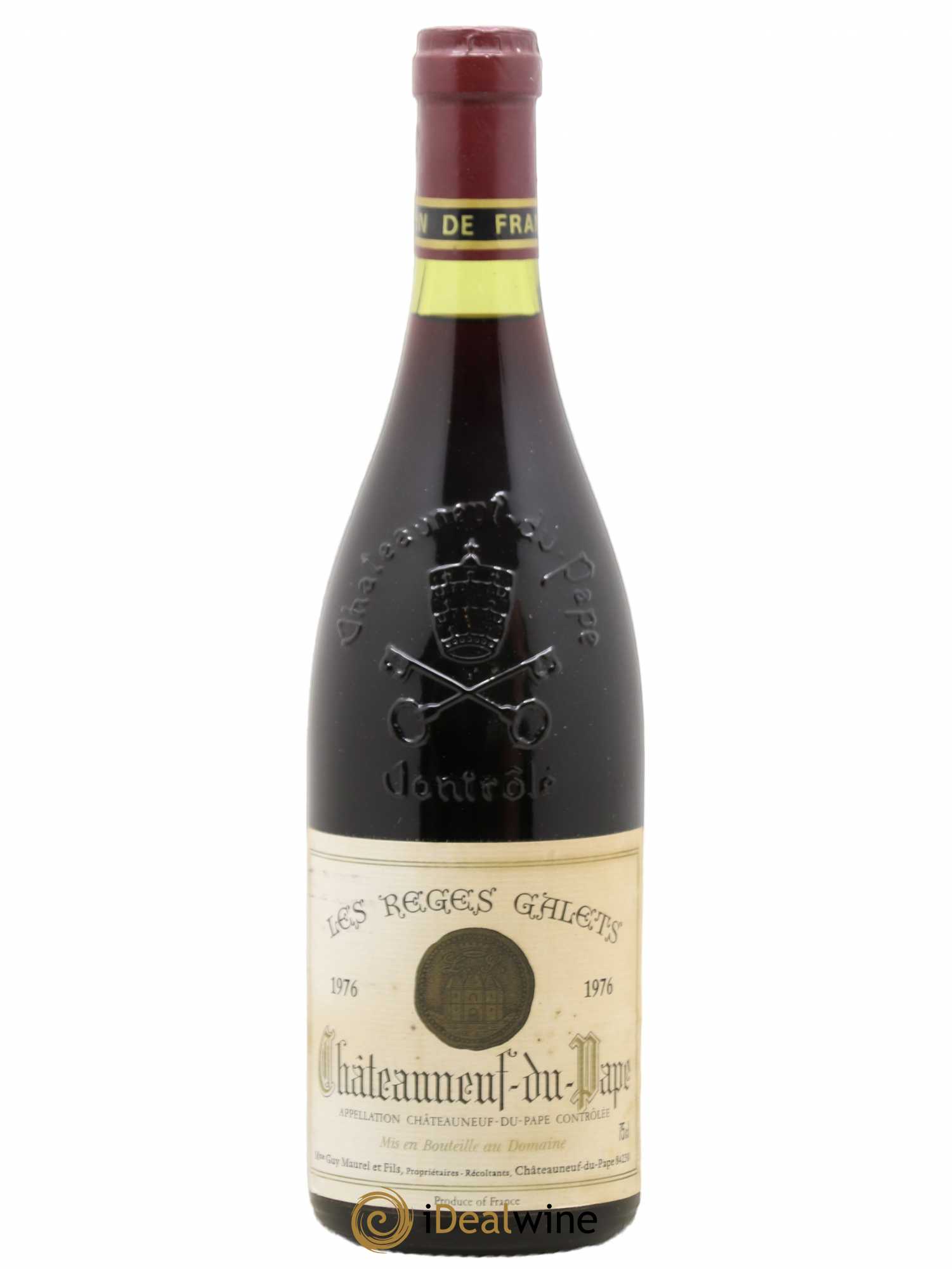 Châteauneuf-du-Pape (senza prezzo di riserva) 1976 - Lotto di 1 bottiglia - 0