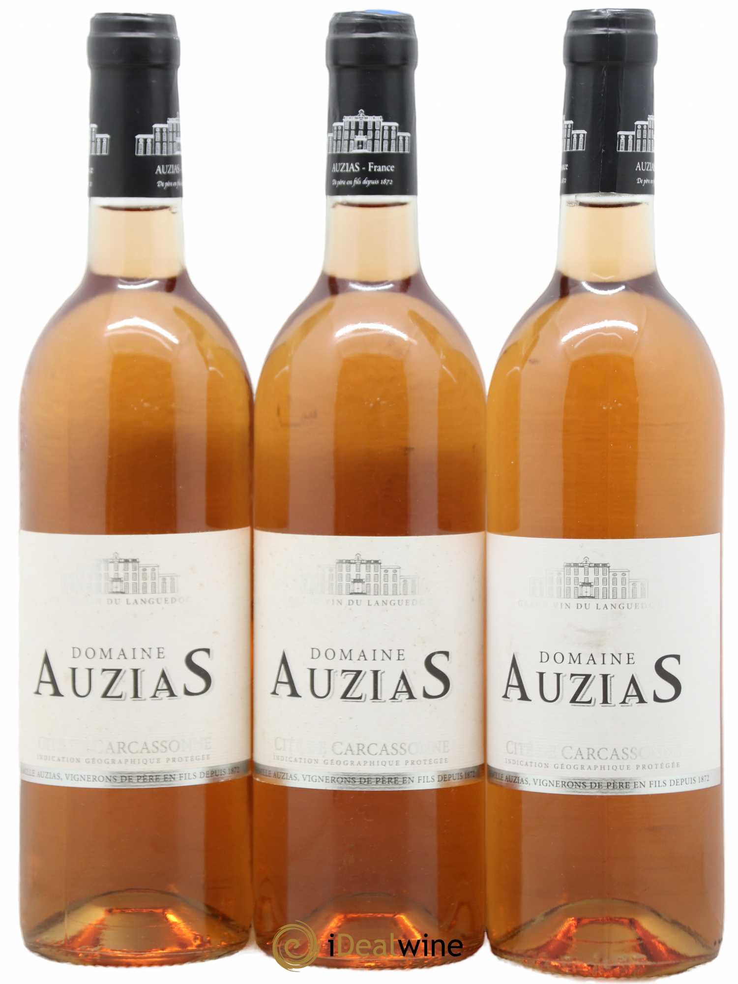 Vin de France Cité de Carcassonne Domaine Auzias (sans prix de réserve) 2010 - Lotto di 3 bottiglie - 0