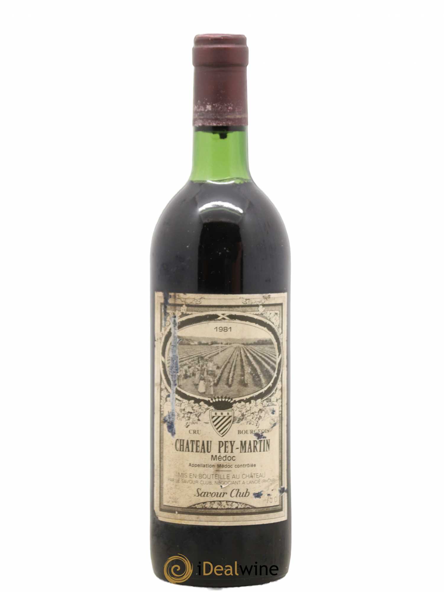 Bordeaux Pey Martin (sans prix de réserve) 1981 - Posten von 1 Flasche - 0