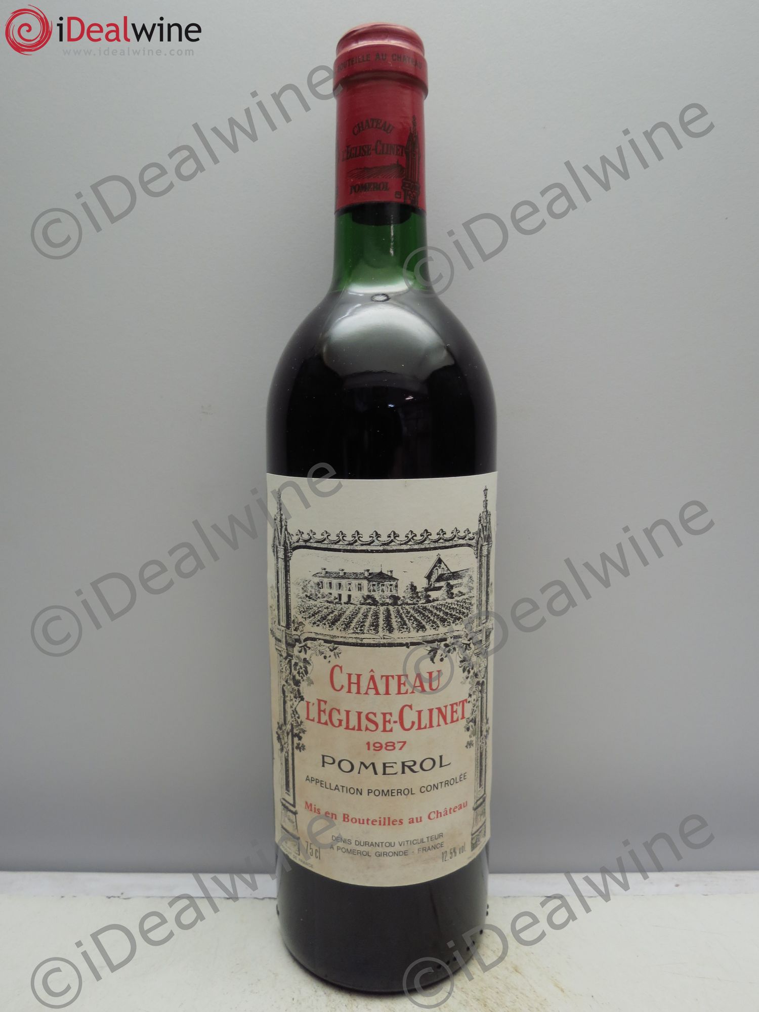 Château l' Église Clinet 1987 - Lot de 1 bouteille - 0