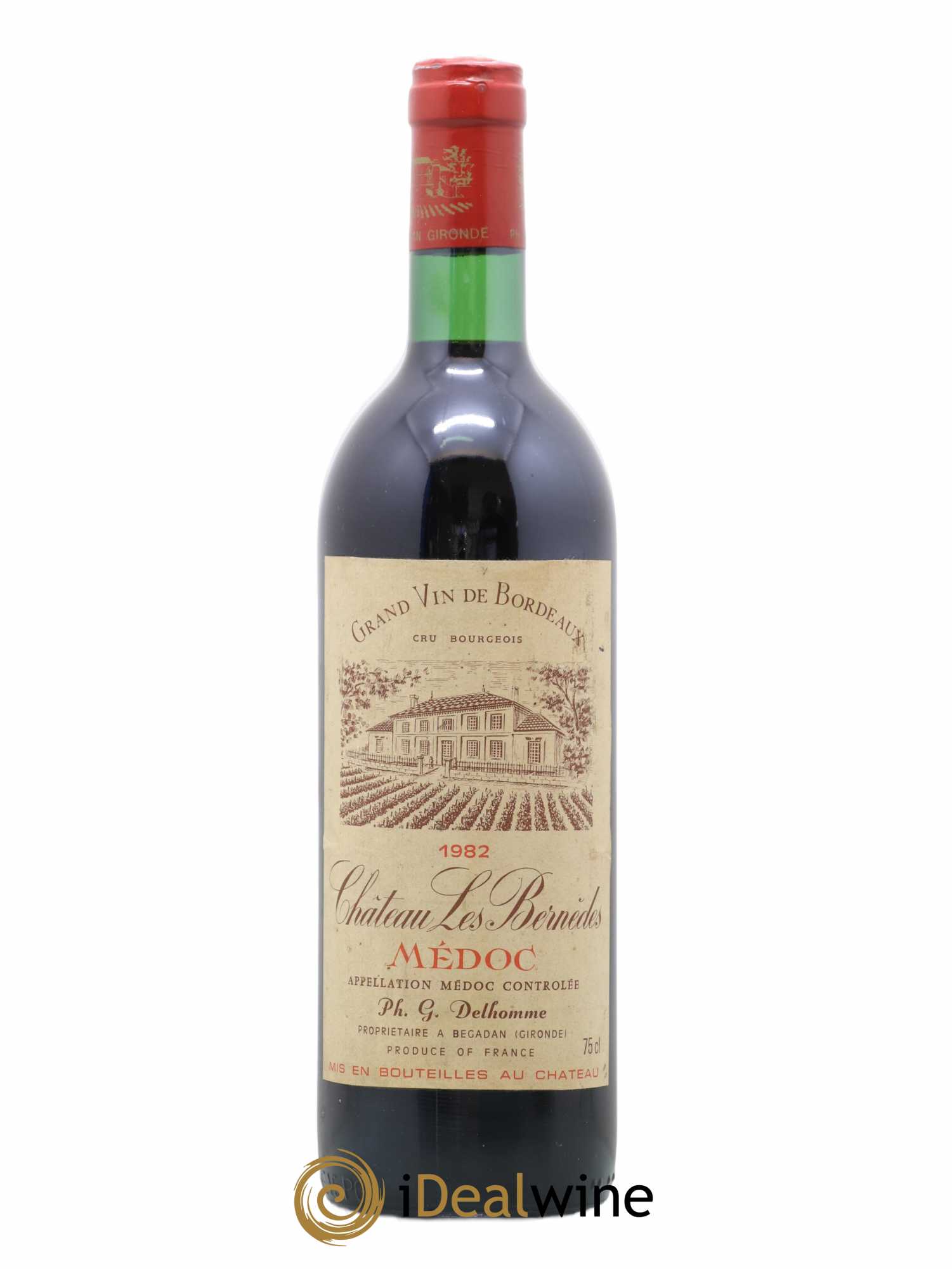 Médoc Château Les Bernèdes (sans prix de réserve) 1982 - Lot de 1 bouteille - 0