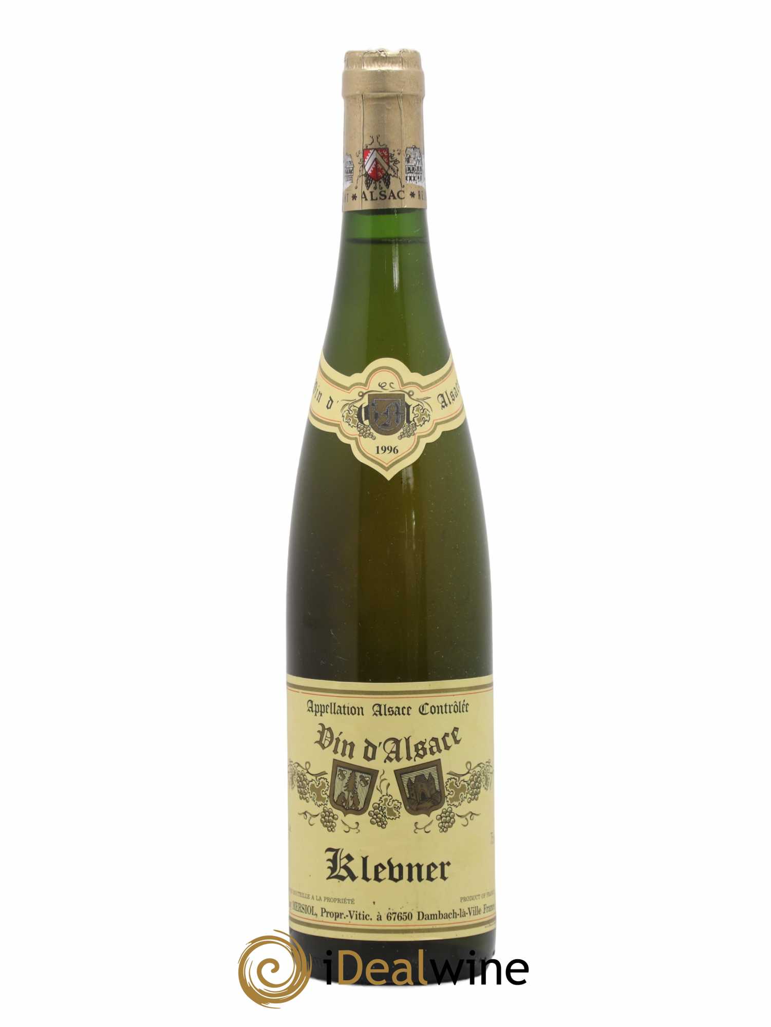 Alsace Klebner Guy Mersiol (sans prix de réserve) 1996 - Posten von 1 Flasche - 0