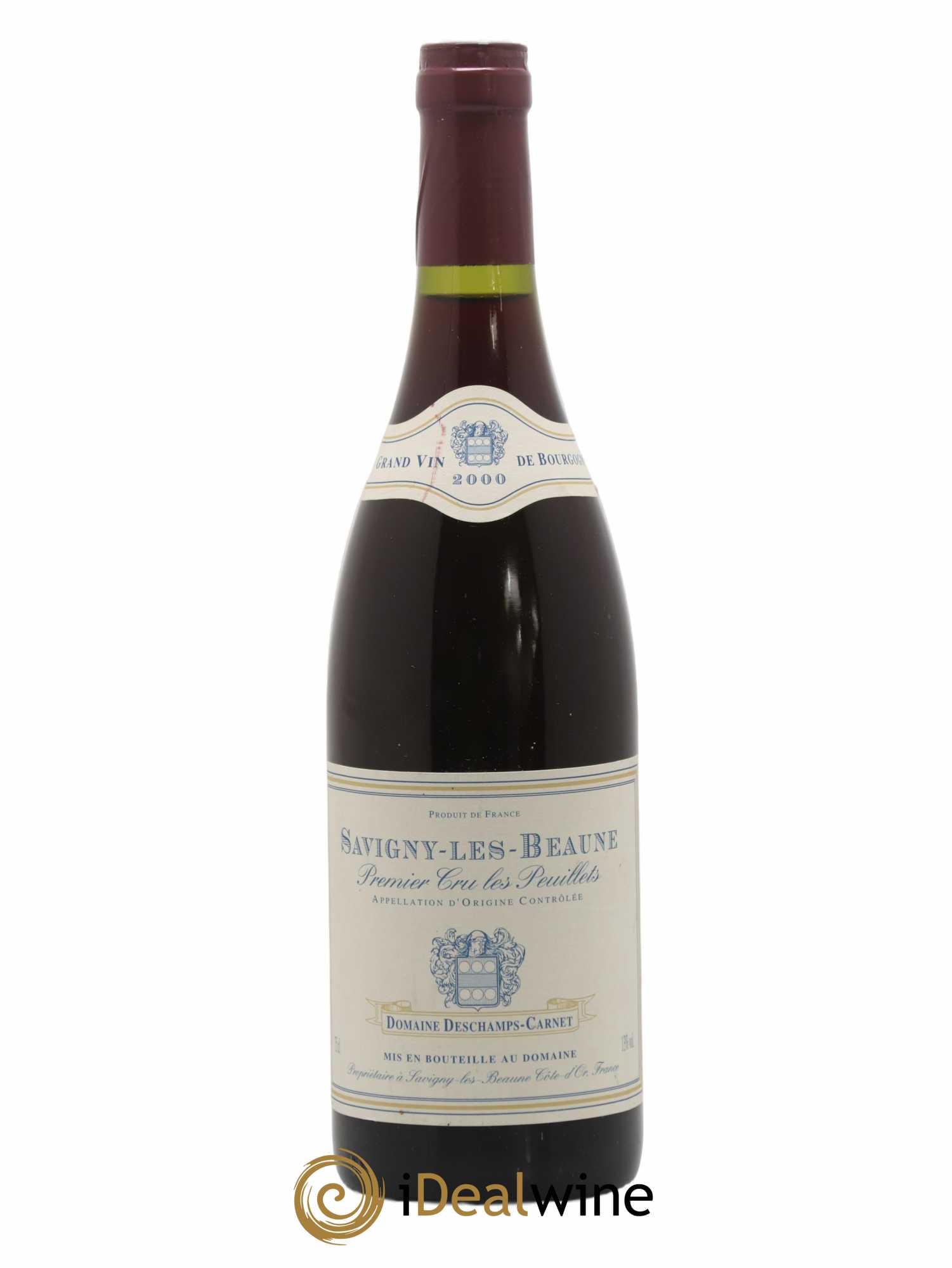 Savigny-lès-Beaune 1er Cru Les Peuillets Deschamps-Carnet (sans prix de réserve) 2000 - Posten von 1 Flasche - 0