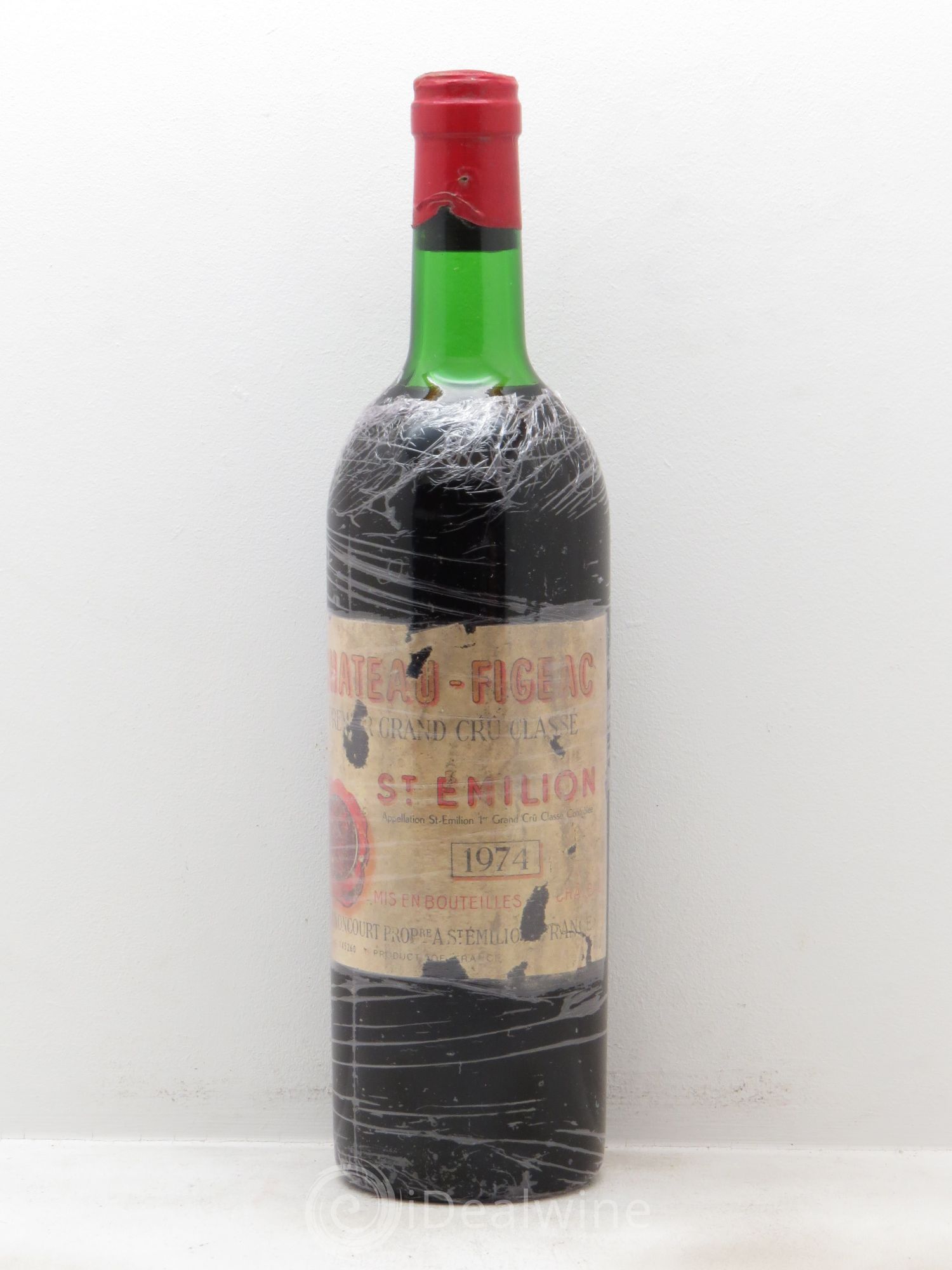 Château Figeac 1er Grand Cru Classé A 1974 - Lot de 1 bouteille - 0