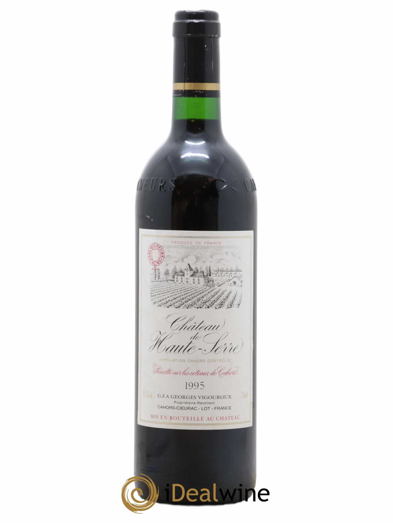 Cahors Château Haute Serre (sans prix de réserve) 1995 - Posten von 1 Flasche - 0