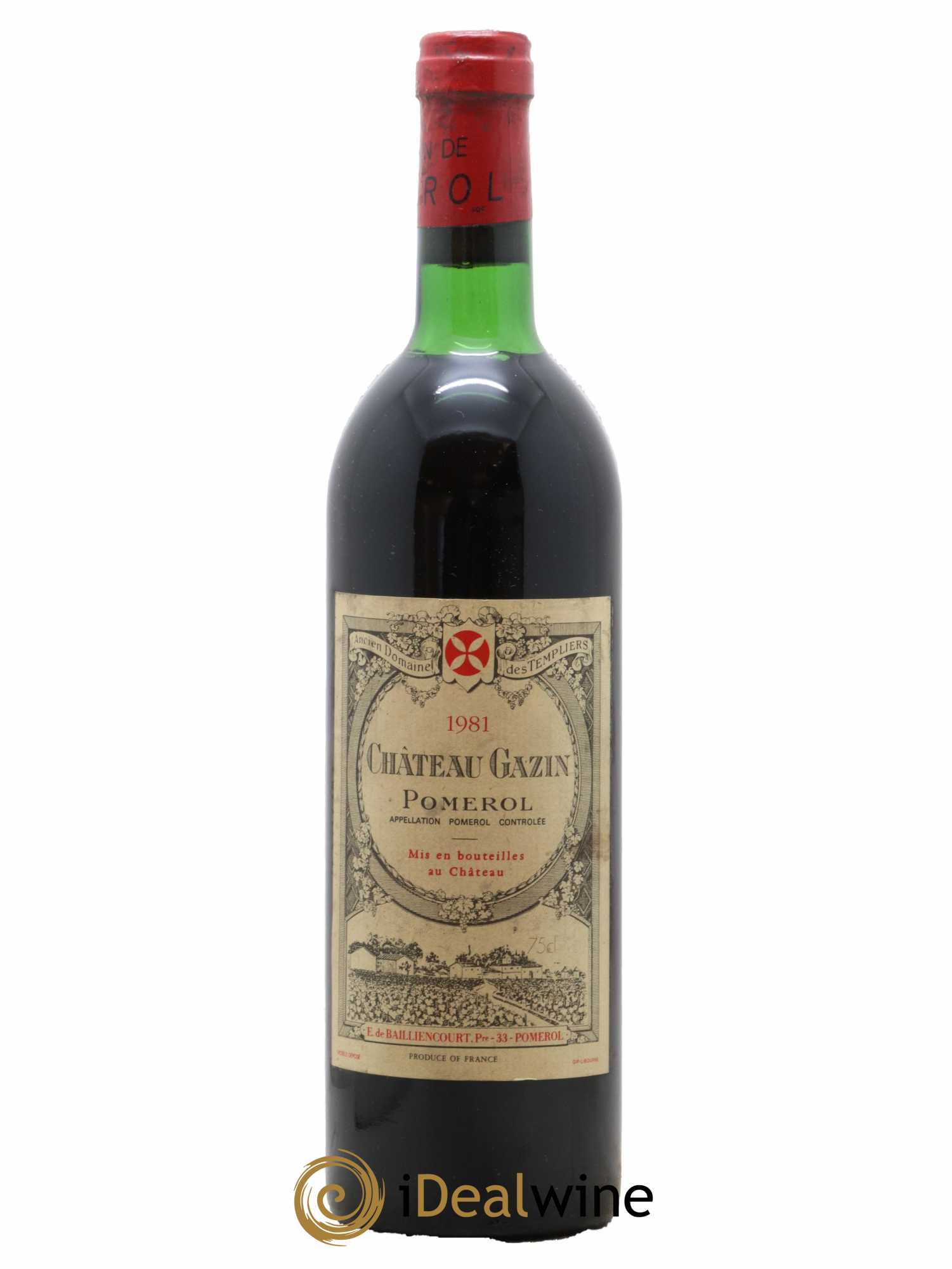 Château Gazin (sans prix de réserve) 1981 - Lot de 1 bouteille - 0