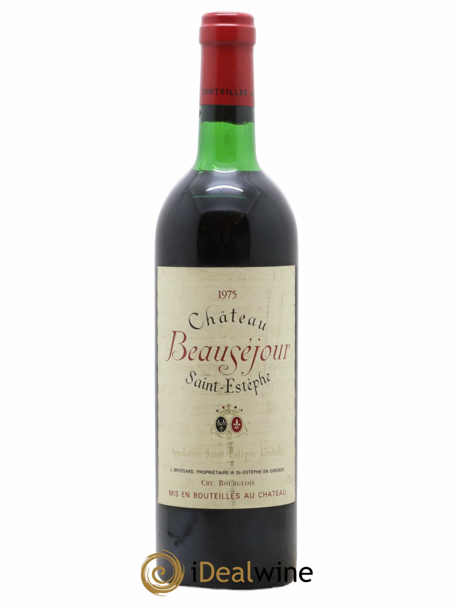 Saint-Estèphe Château Beauséjour 1975 - Lot de 1 bouteille - 0