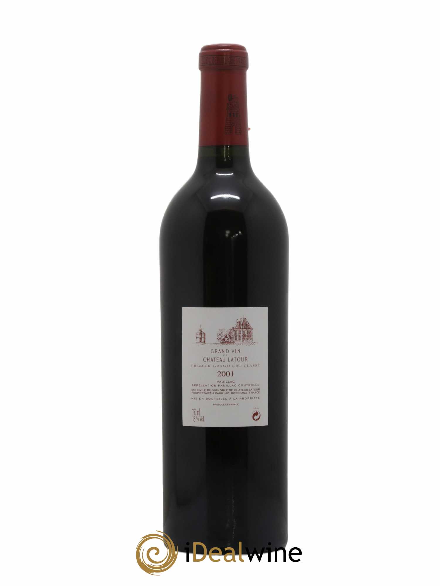 Château Latour 1er Grand Cru Classé (no reserve) 2001 - Lot of 1 bottle - 1