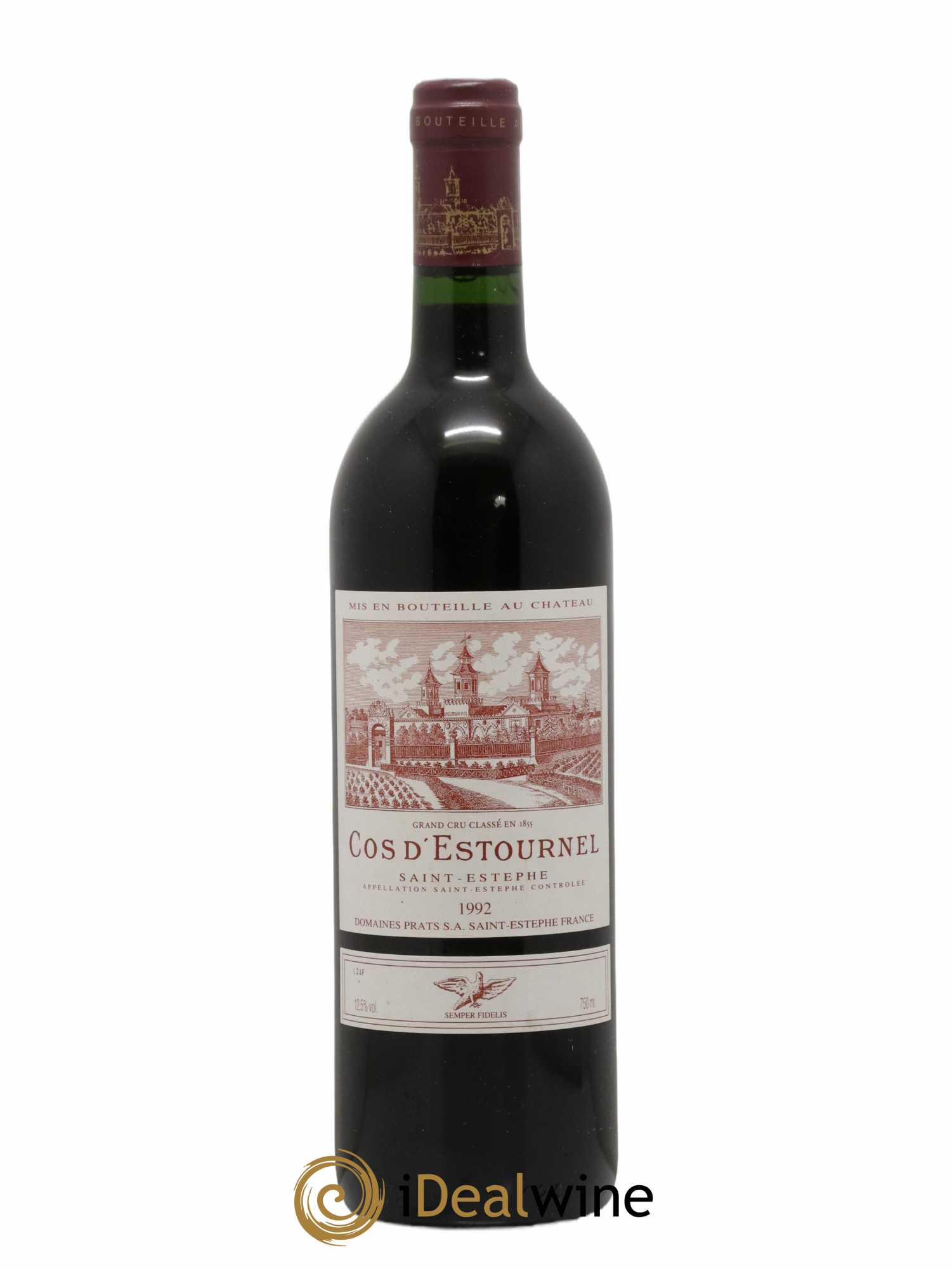 Cos d'Estournel 2ème Grand Cru Classé (sans prix de réserve) 1992 - Lot de 1 bouteille - 0