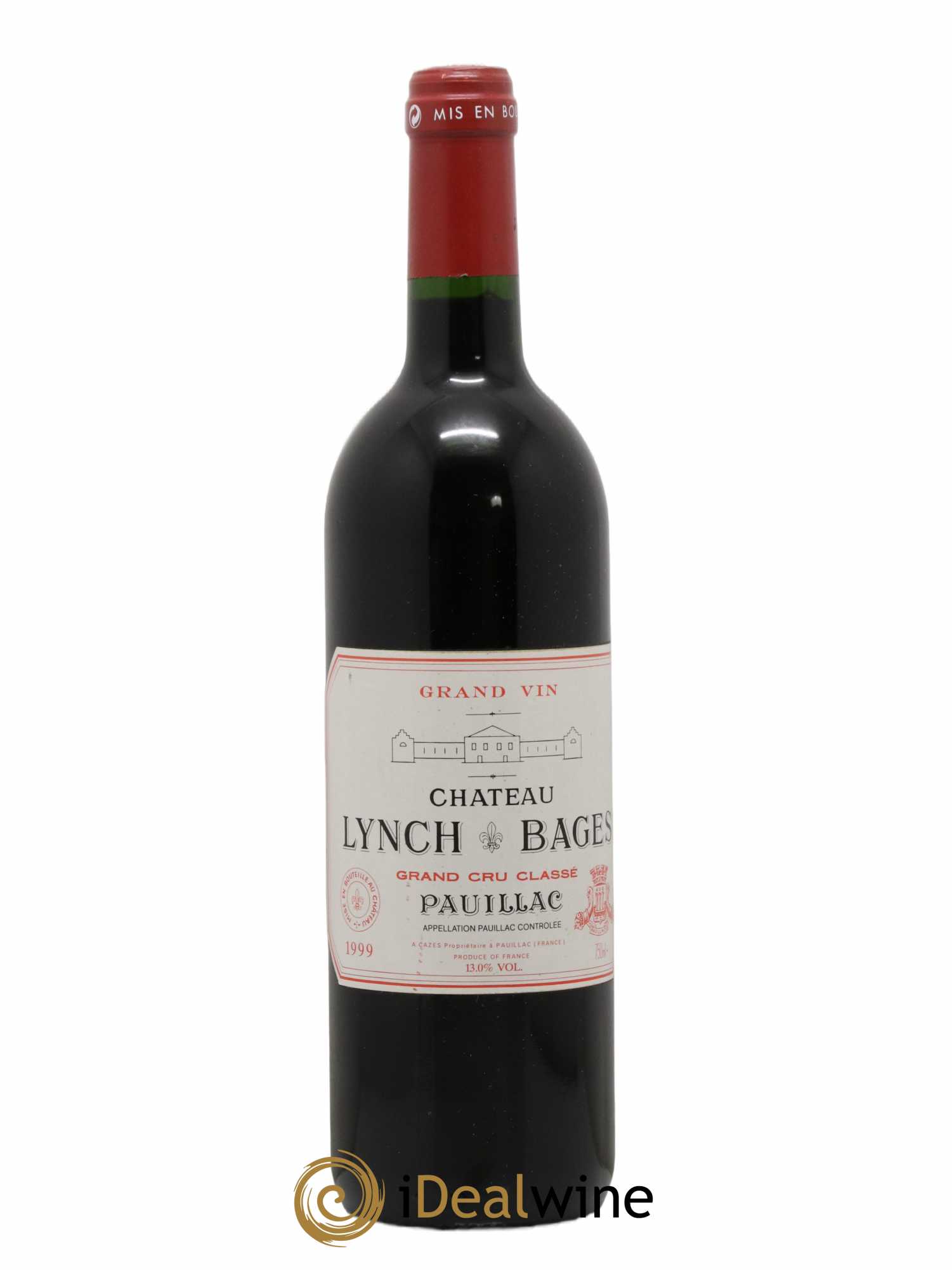 Château Lynch Bages 5ème Grand Cru Classé (sans prix de réserve) 1999 - Lot de 1 bouteille - 0