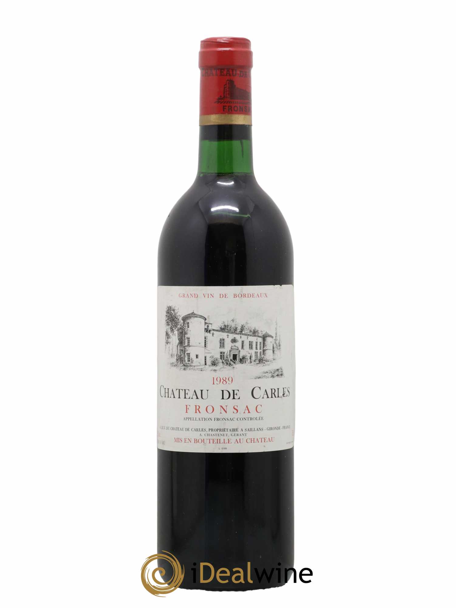 Château de Carles 1989 - Lot of 1 bottle - 0