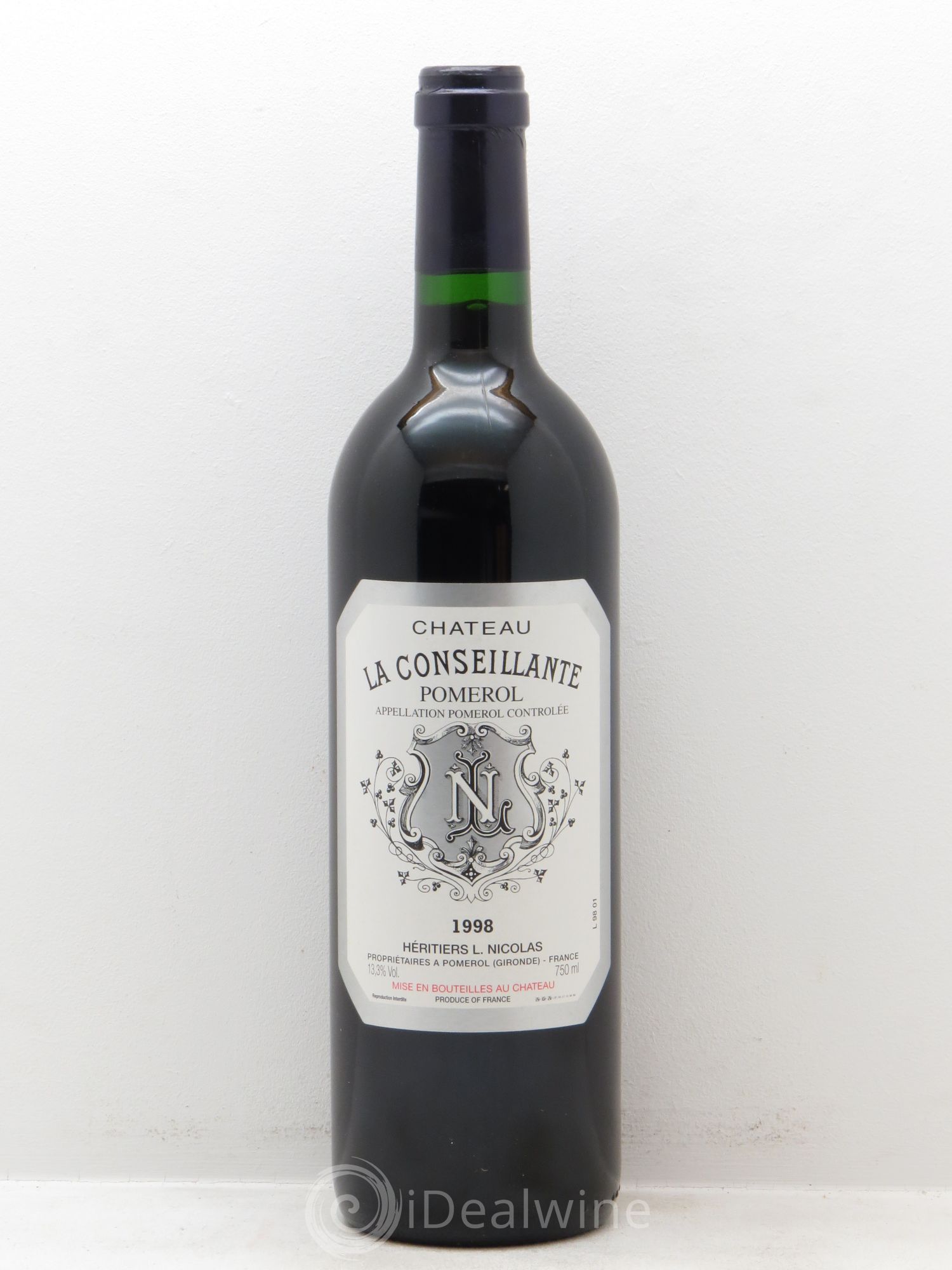 Château la Conseillante 1998 - Lot de 1 bouteille - 0