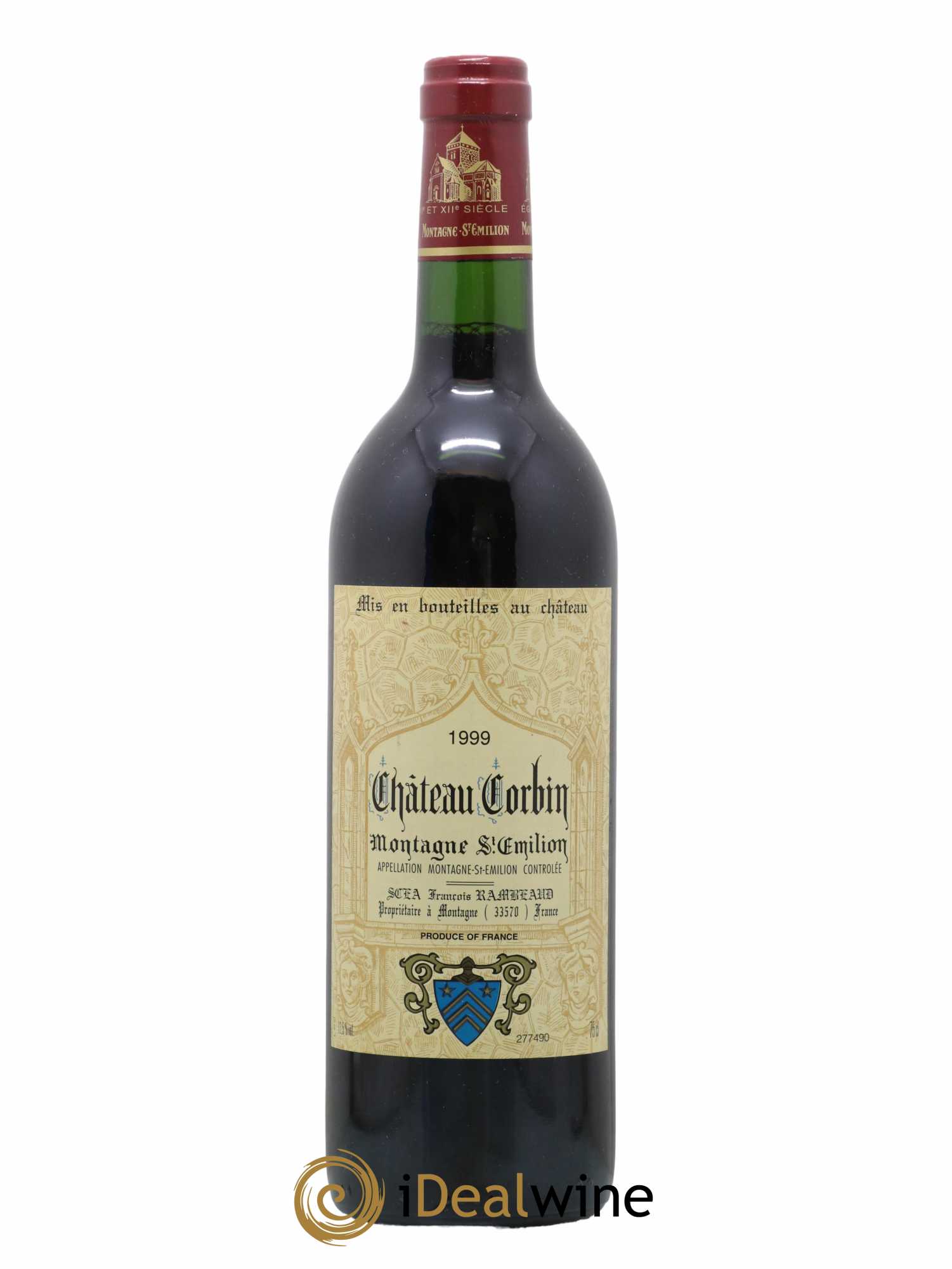 Montagne Saint-Émilion Château Corbin 1999 - Lot de 1 bouteille - 0