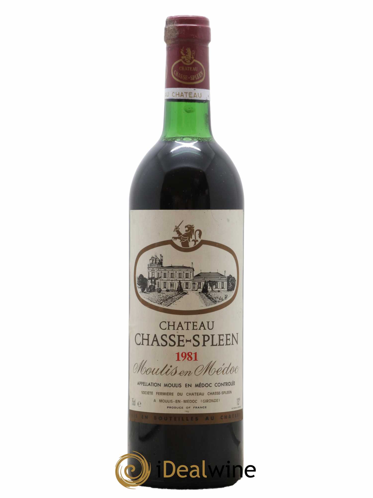 Château Chasse Spleen 1981 - Lot de 1 bouteille - 0