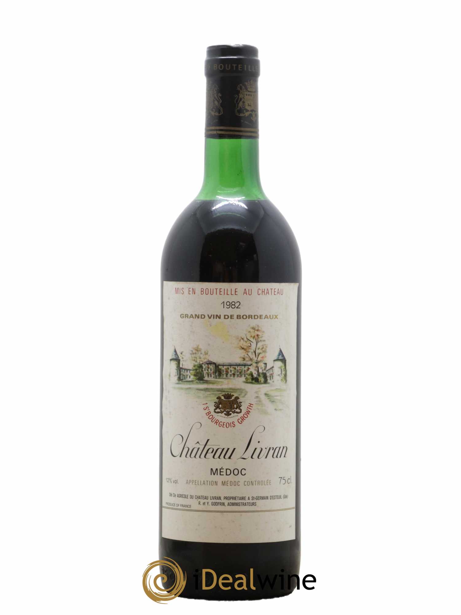 Château Livran Cru Bourgeois 1982 - Lot de 1 bouteille - 0