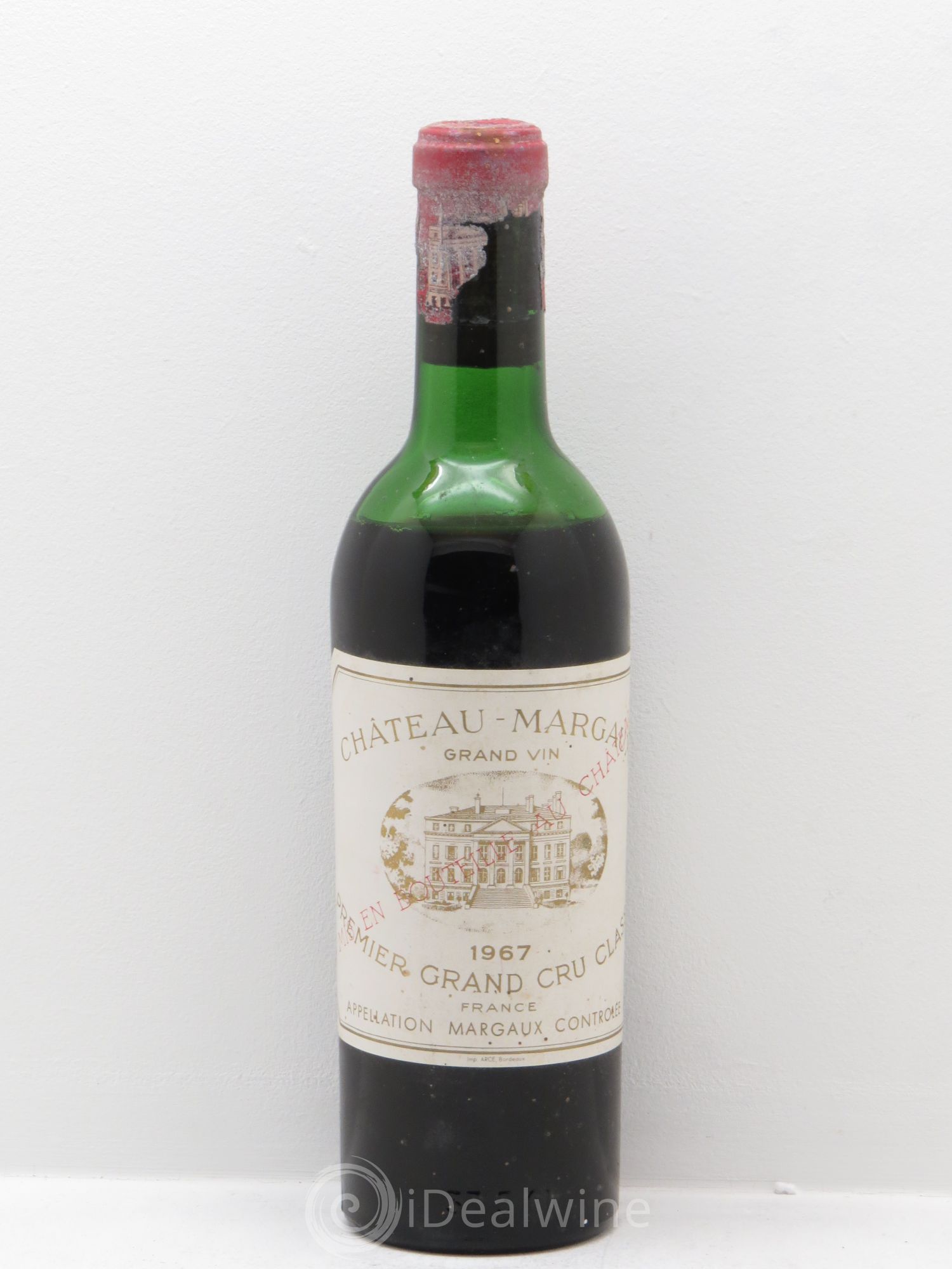 Château Margaux 1er Grand Cru Classé 1967 - Lot de 1 demi bouteille - 0