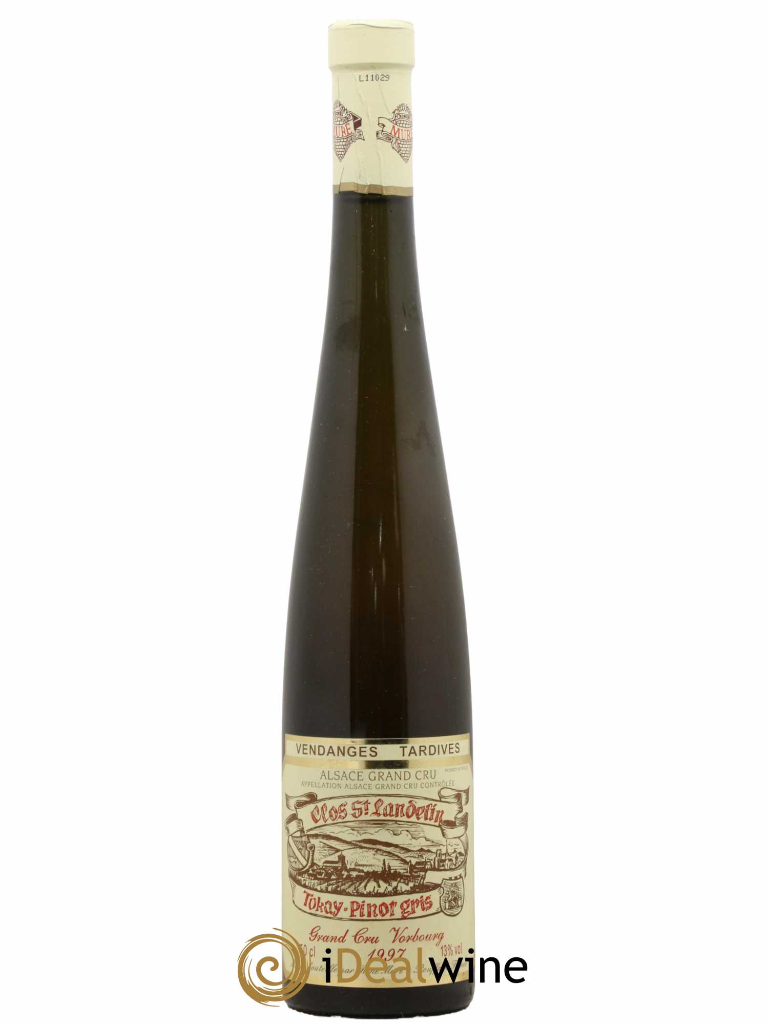 Alsace Tockay Pinot Gris Vendanges Tardives Clos St Landelin Grand Cru Vorbourg Muré 50 cl 1997 - Posten von 1 Flasche - 0