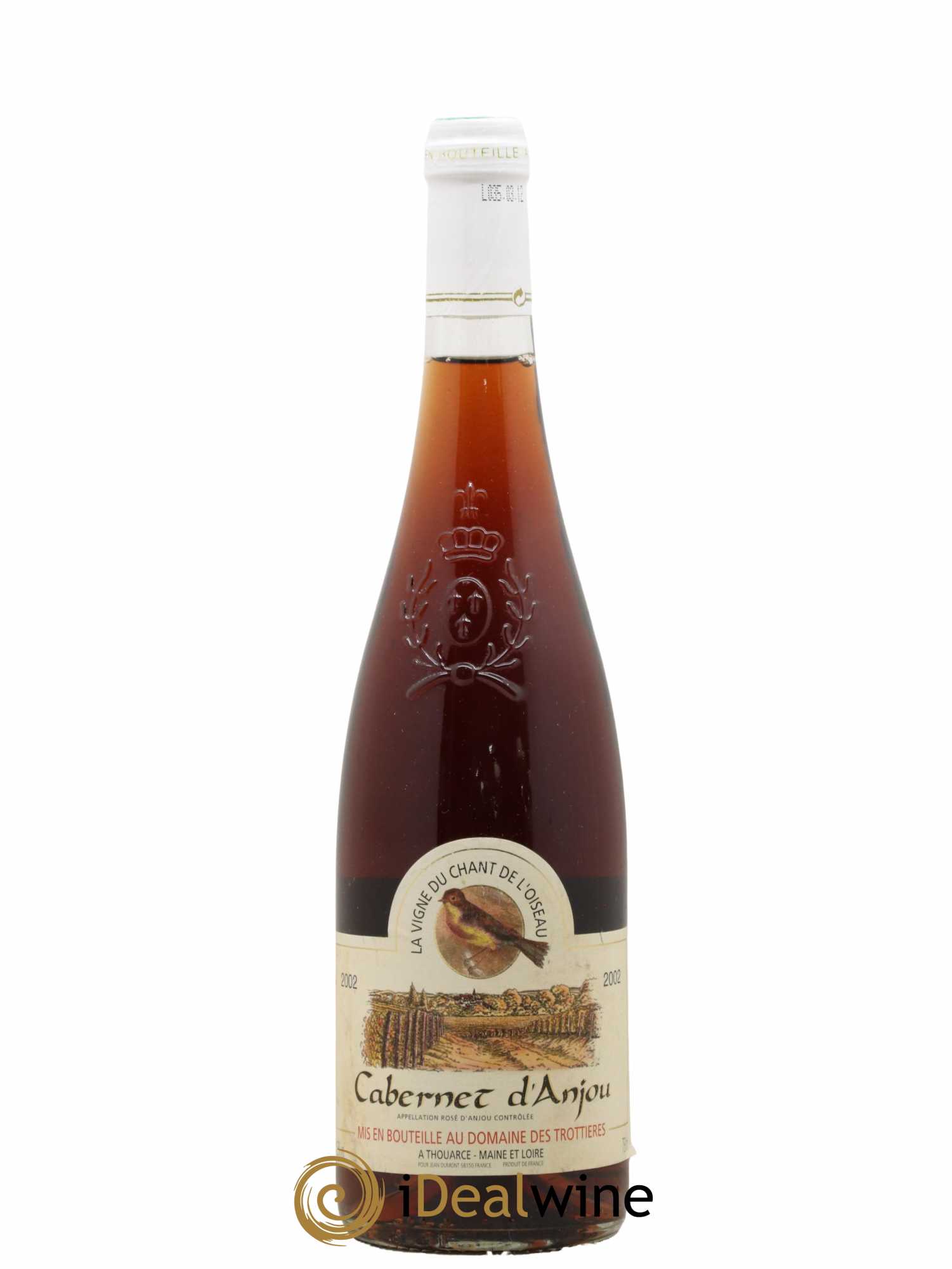 Anjou Cabernet D'Anjou La Vigne Du Chant De L'Oiseau Domaine des Trottières 2002 - Posten von 1 Flasche - 0