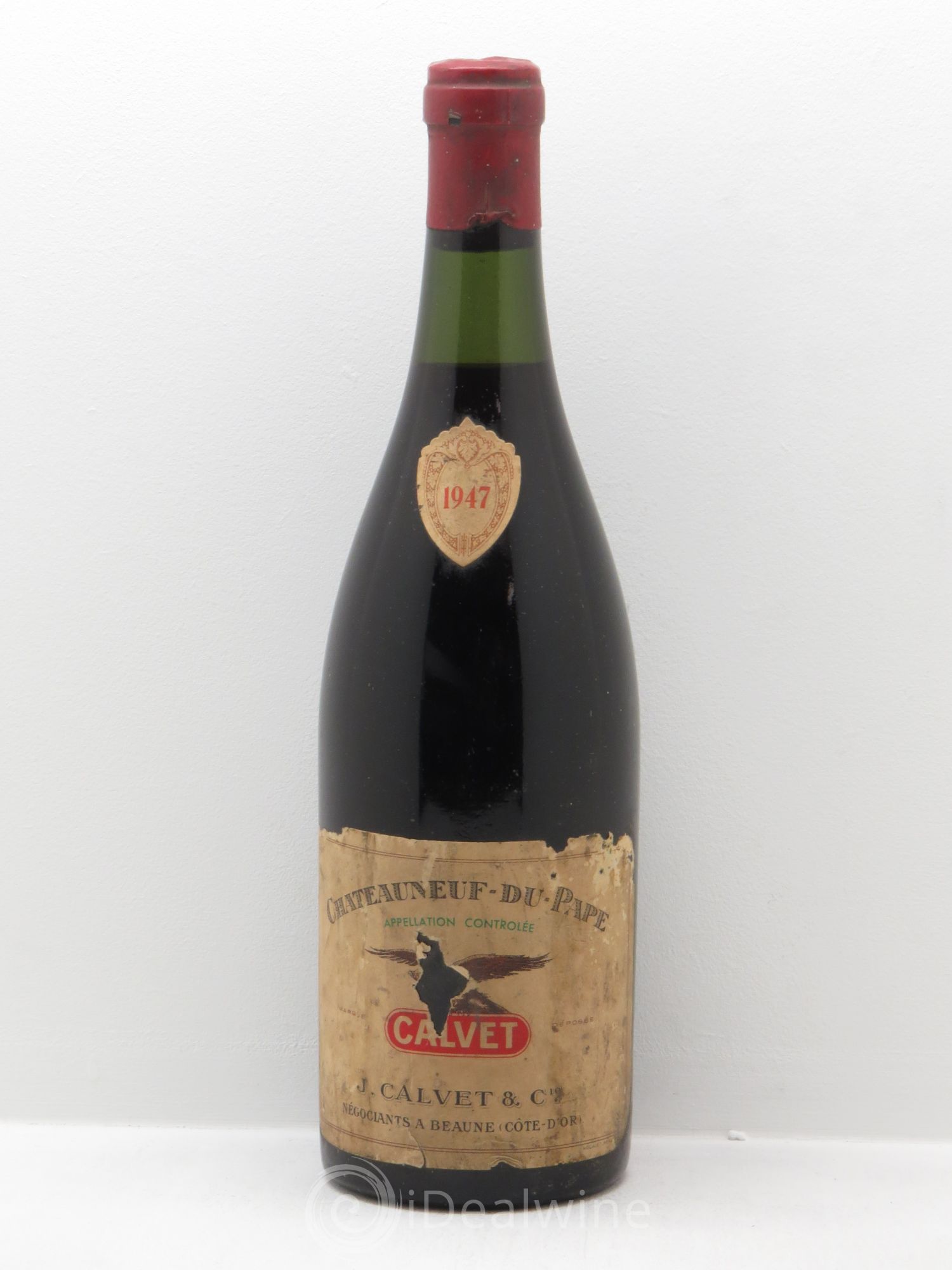 Châteauneuf-du-Pape J.Calvet 1947 - Lot de 1 bouteille - 0