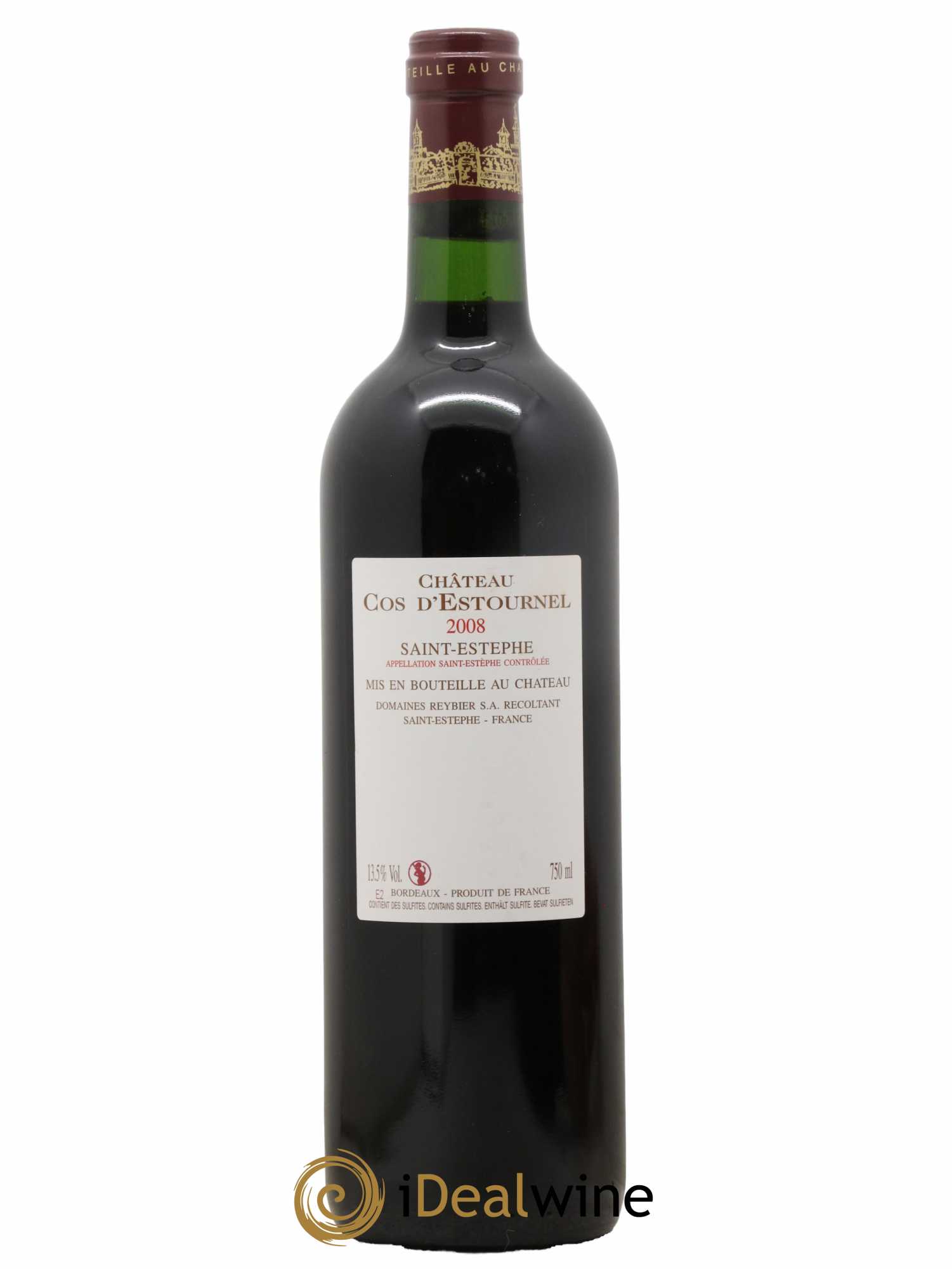 Cos d'Estournel 2ème Grand Cru Classé 2008 - Posten von 1 Flasche - 1