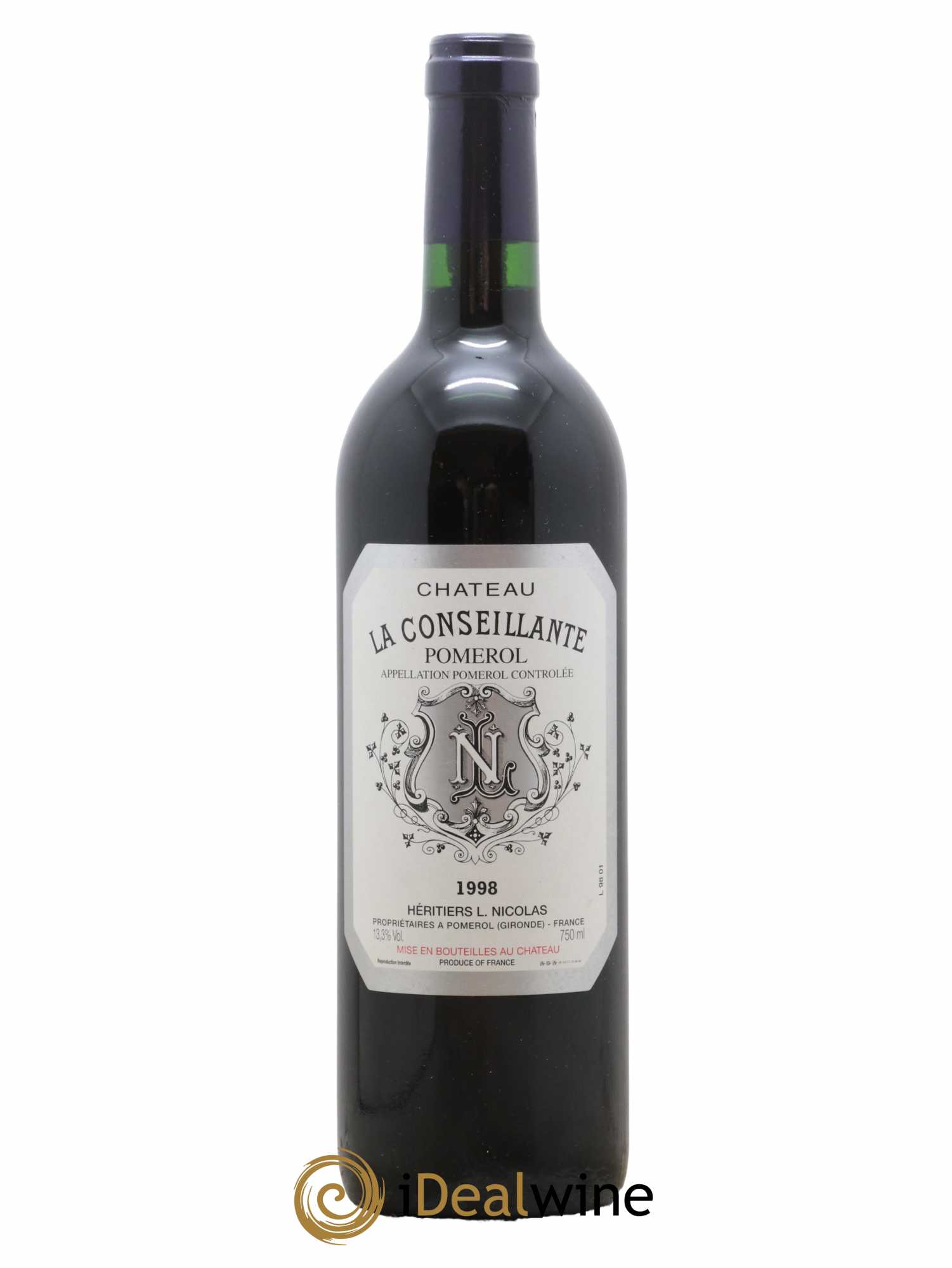 Château la Conseillante 1998 - Lot of 1 bottle - 0