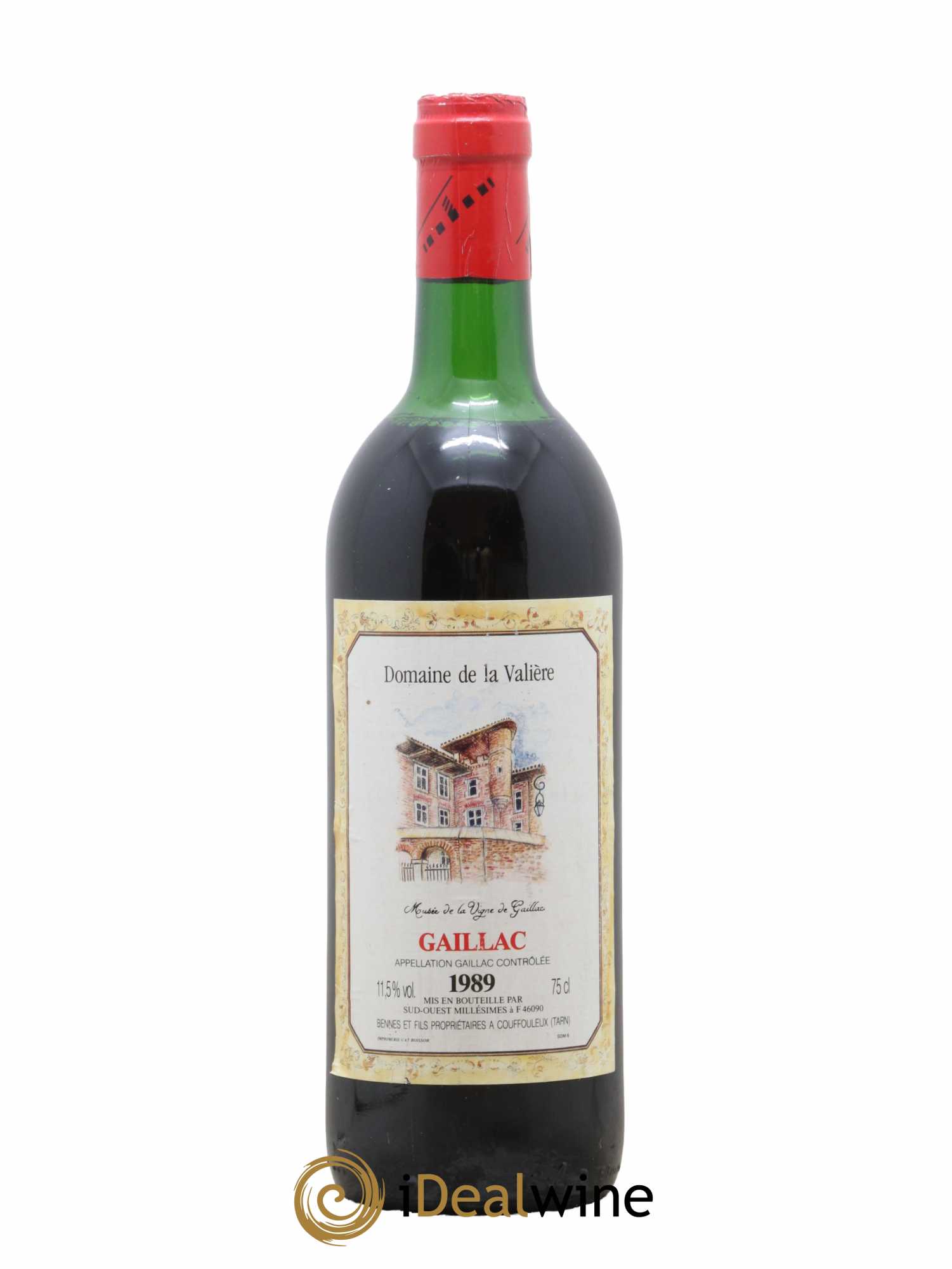 Gaillac Château de Brames Domaine de la Valière 1989 - Lot de 1 bouteille - 0