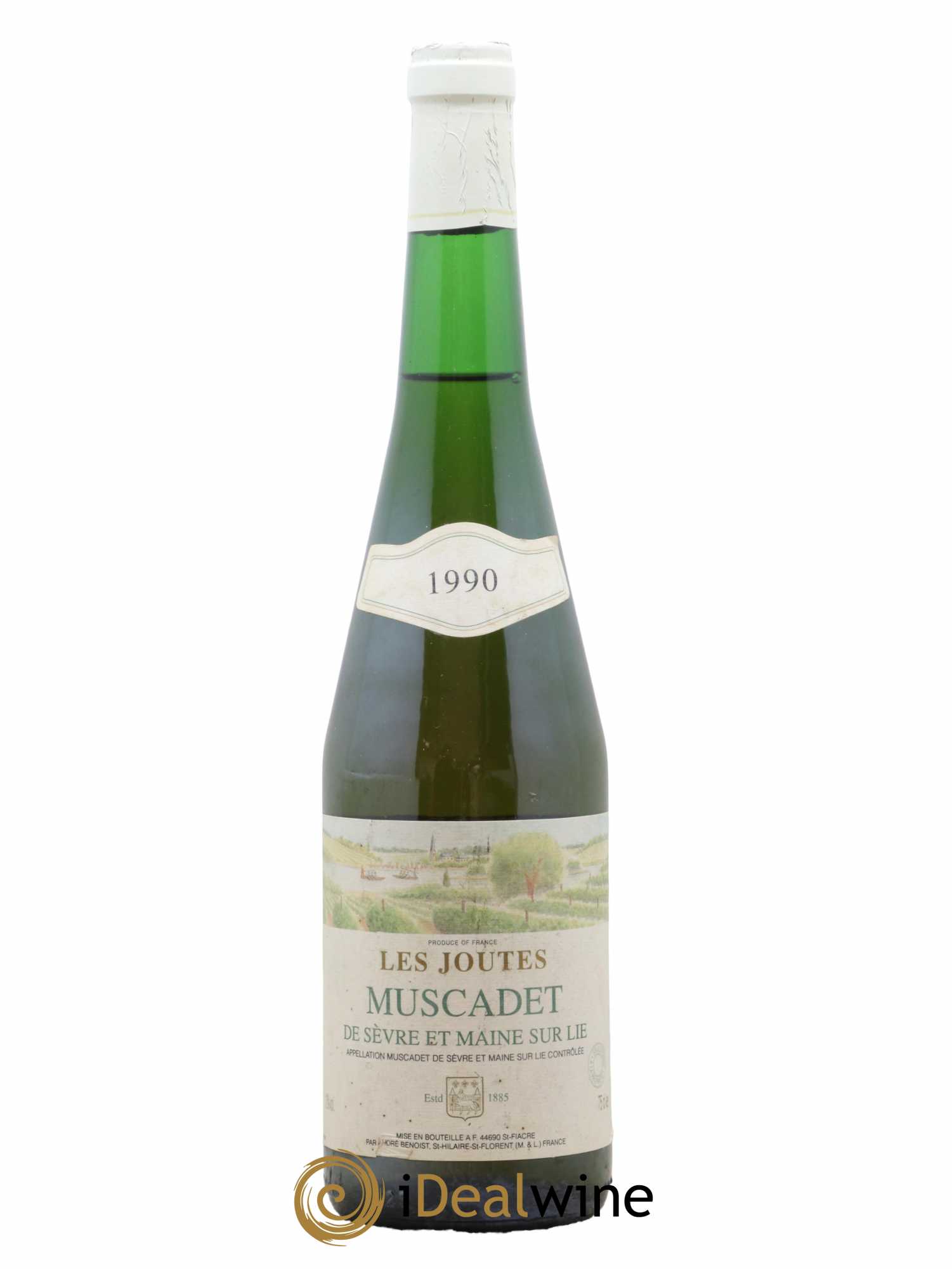 Muscadet-Sèvre-et-Maine Les Joutes 1990 - Posten von 1 Flasche - 0