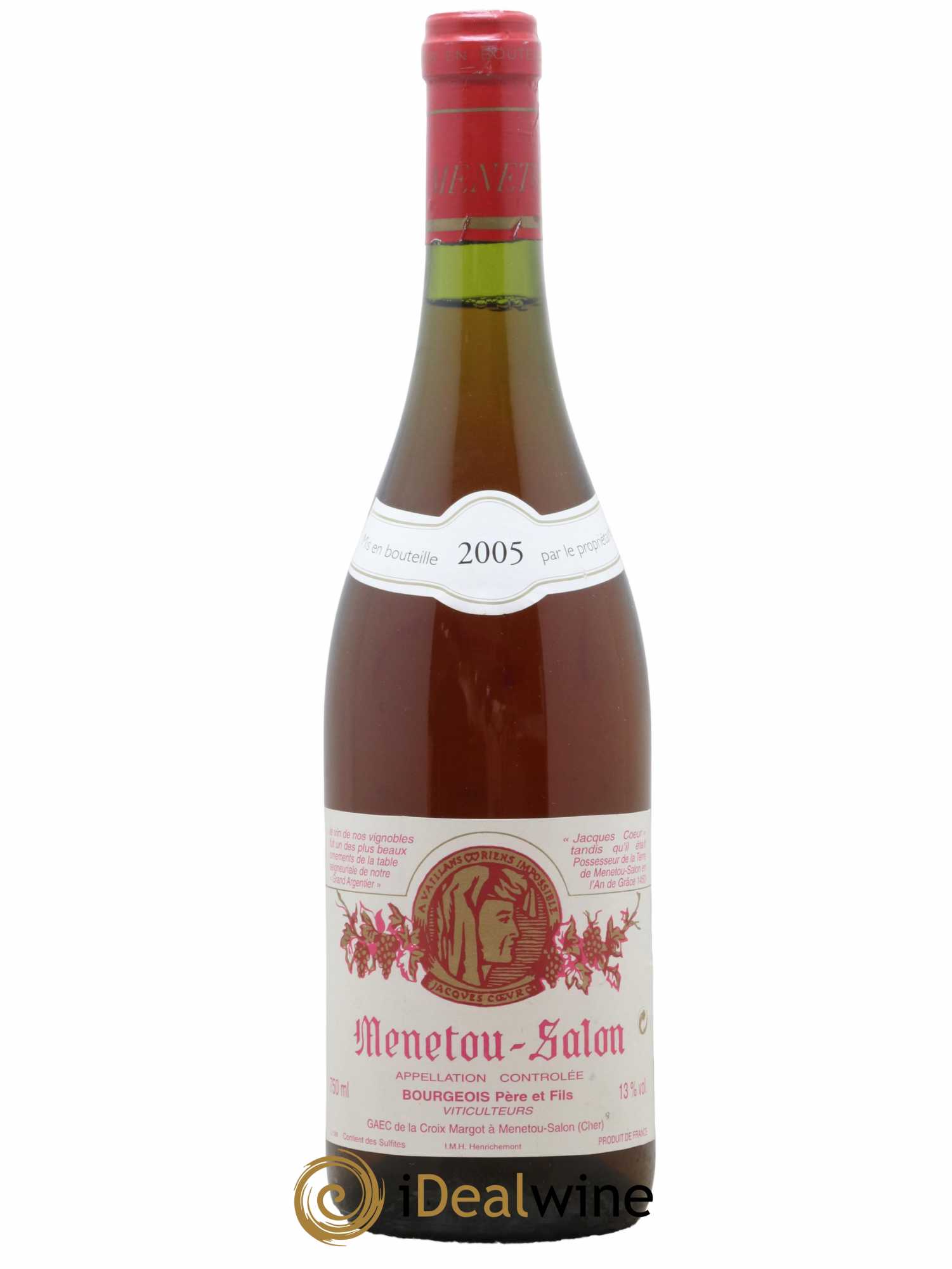 Menetou-Salon Bourgeois Père et Fils 2005 - Lot de 1 bouteille - 0