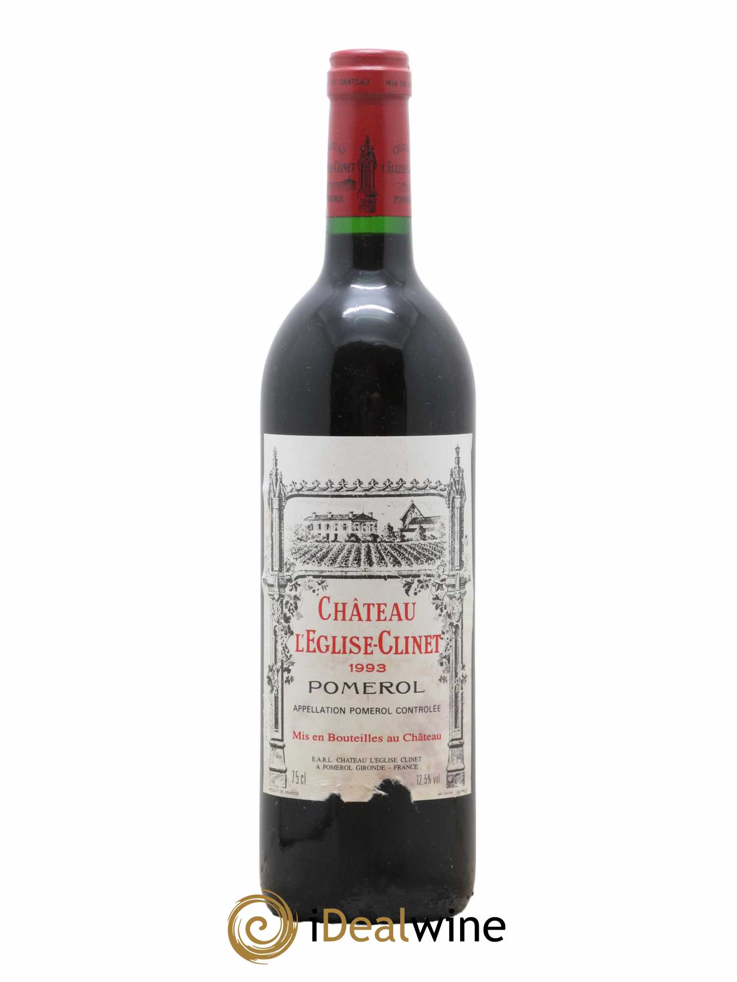 Château l' Église Clinet 1993 - Lot de 1 bouteille - 0