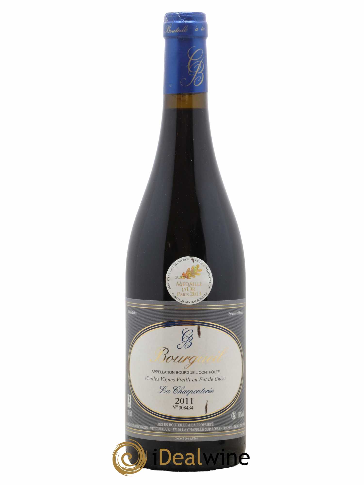 Bourgueil Vieilles Vignes La Charpenterie 2011 - Lot de 1 bouteille - 0