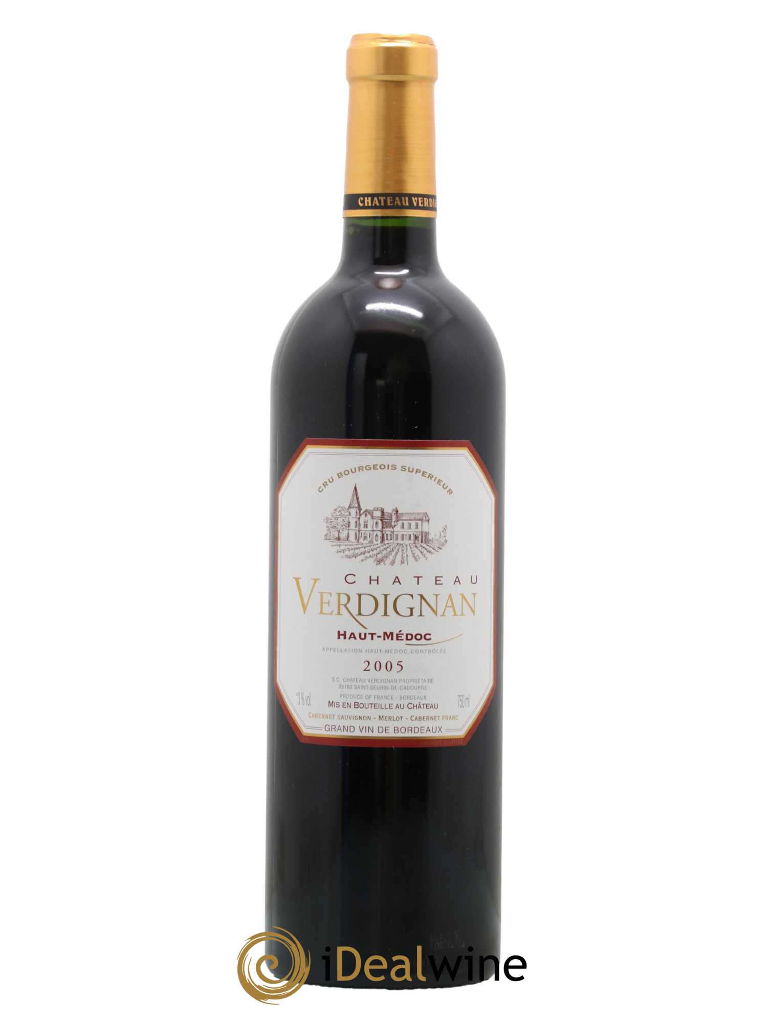 Château Verdignan Cru Bourgeois 2005 - Lot de 1 bouteille - 0