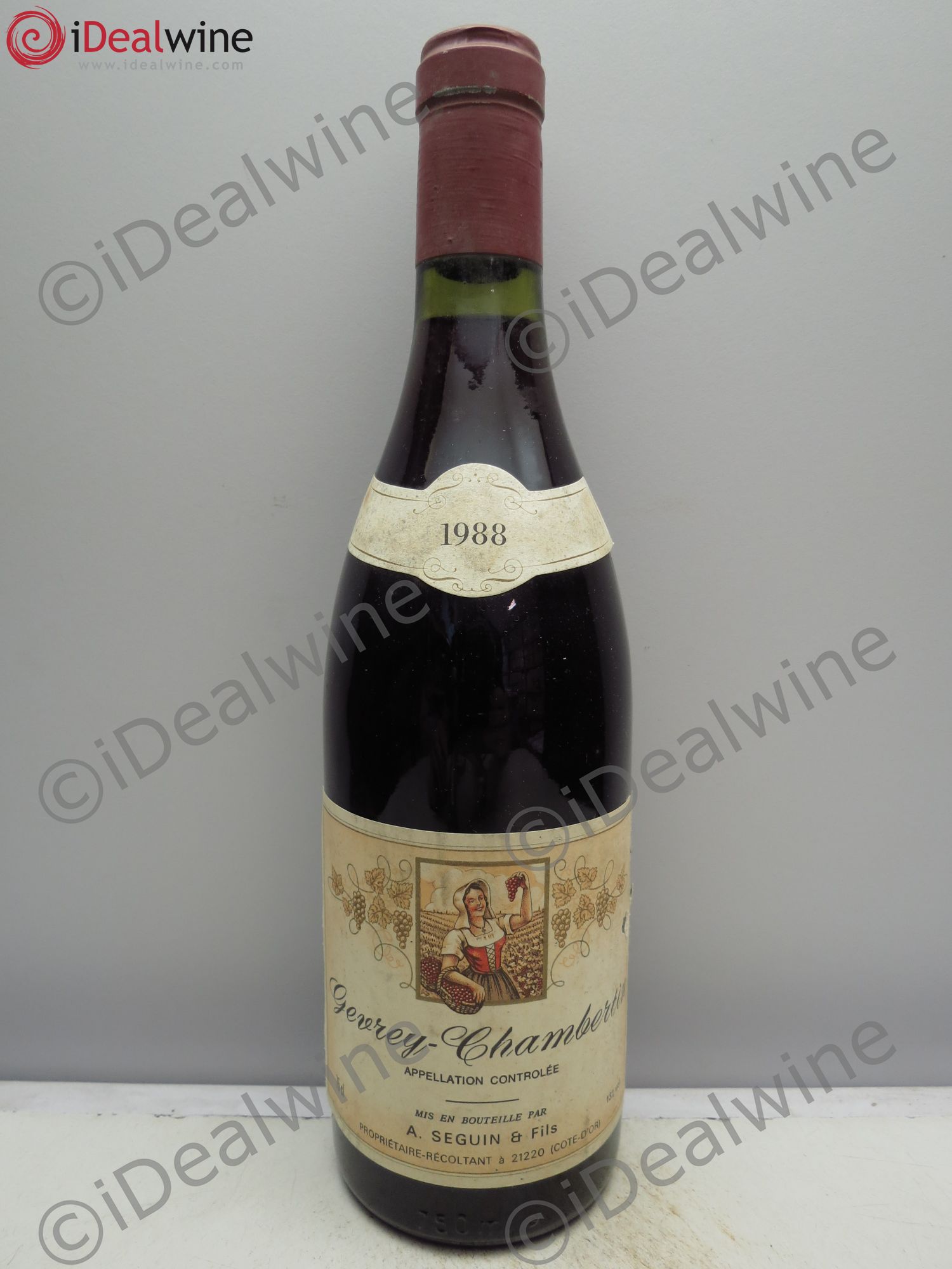 Gevrey-Chambertin A.Seguin 1988 - Lot de 1 bouteille - 0