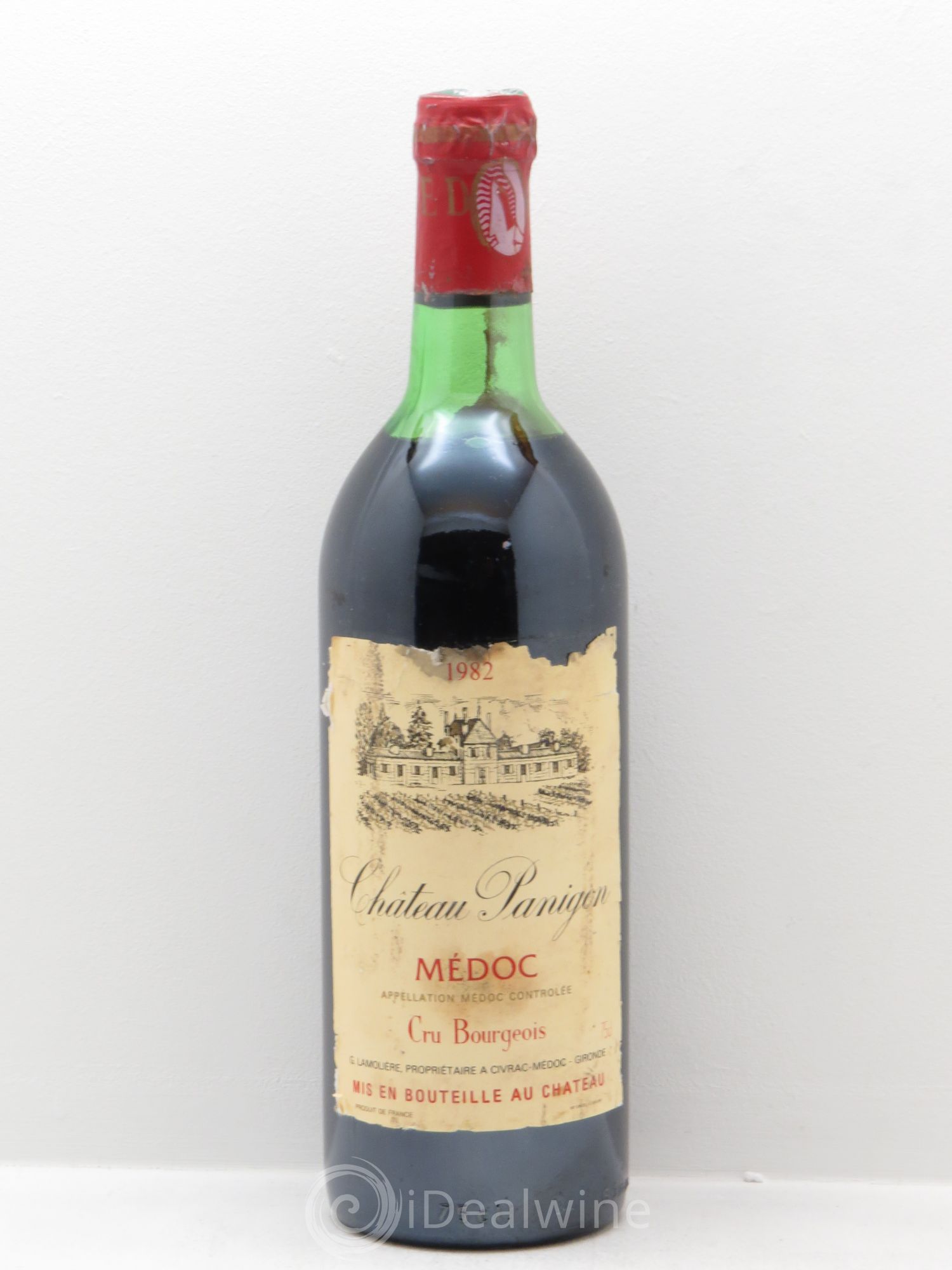 Médoc Château Panigon Cru Bourgeois 1982 - Posten von 1 Flasche - 0